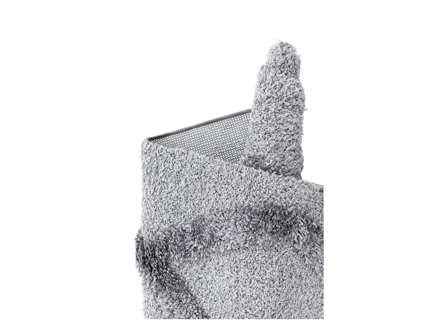 Hoogpolig tapijt 185x125 Grijs Thun Tribus