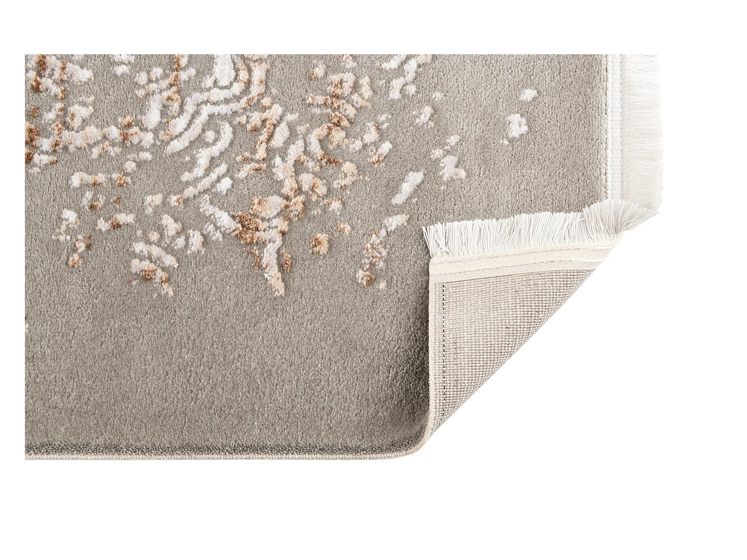 Tapijt 160x160 Grijs Beige Davos Charme