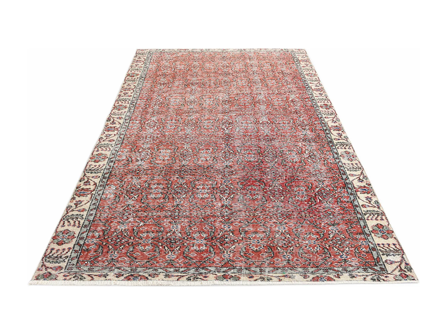 Tapis de laine 155x269 beige Ultra Vintage