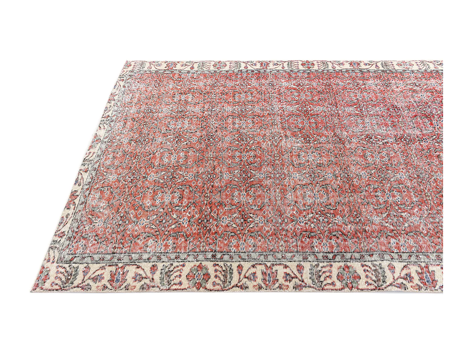 Tapis de laine 155x269 beige Ultra Vintage