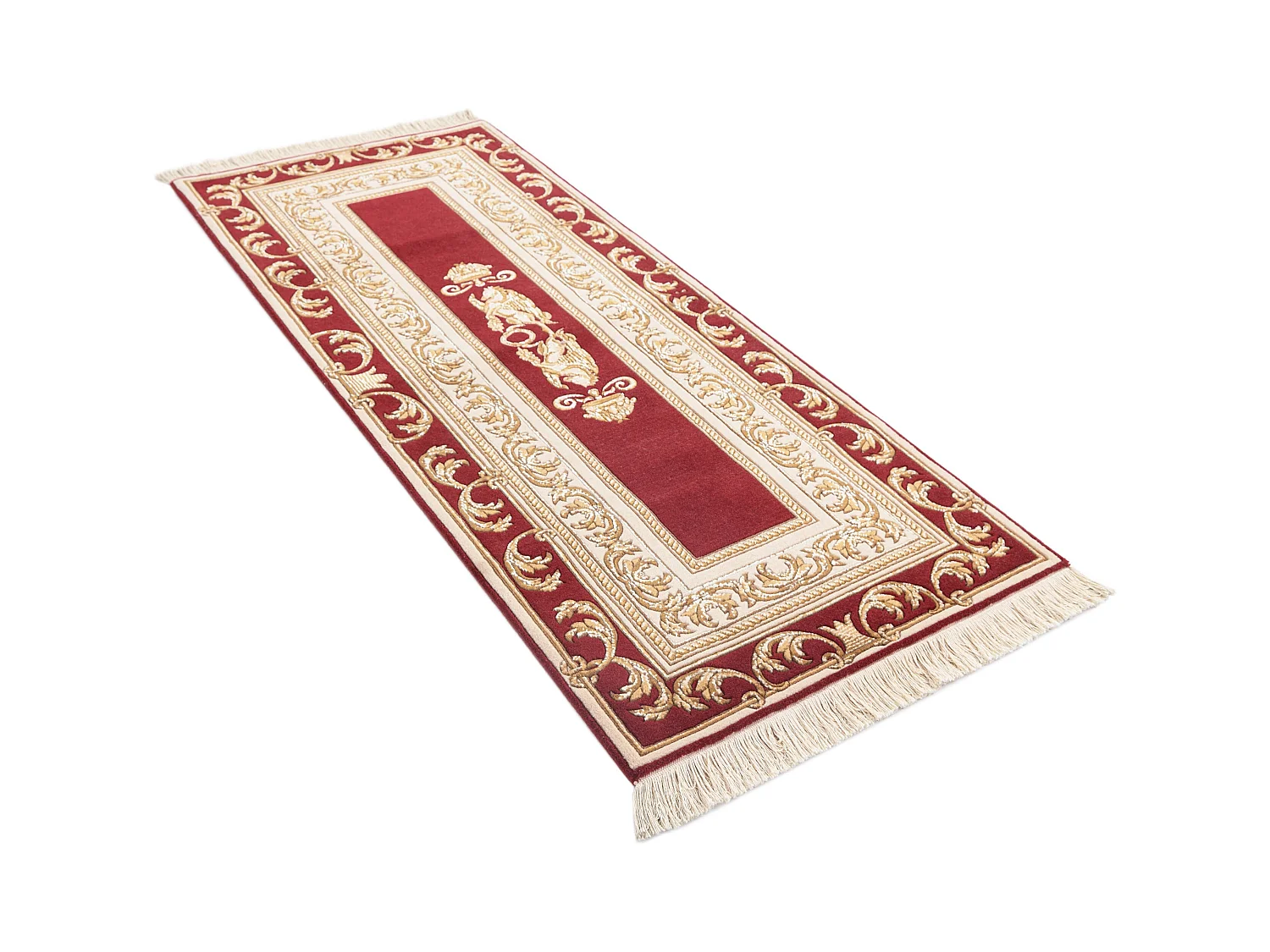 Läufer-Wollteppich 81x201 Rot Darya