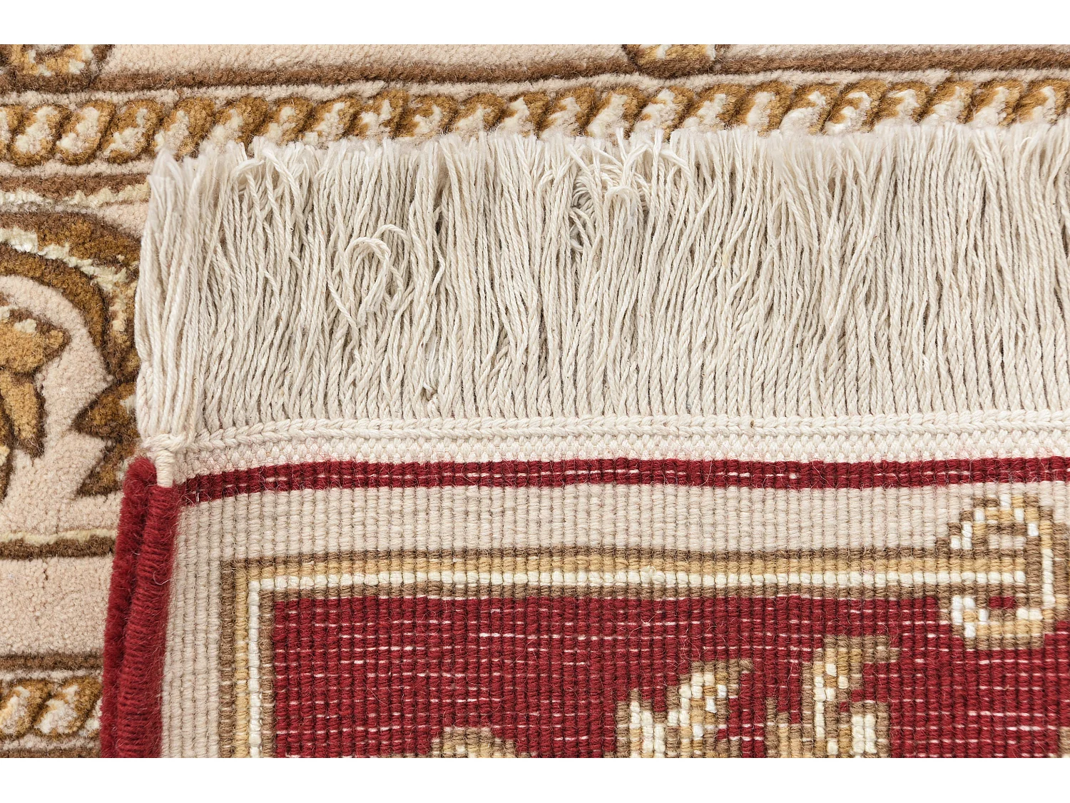 Läufer-Wollteppich 81x201 Rot Darya