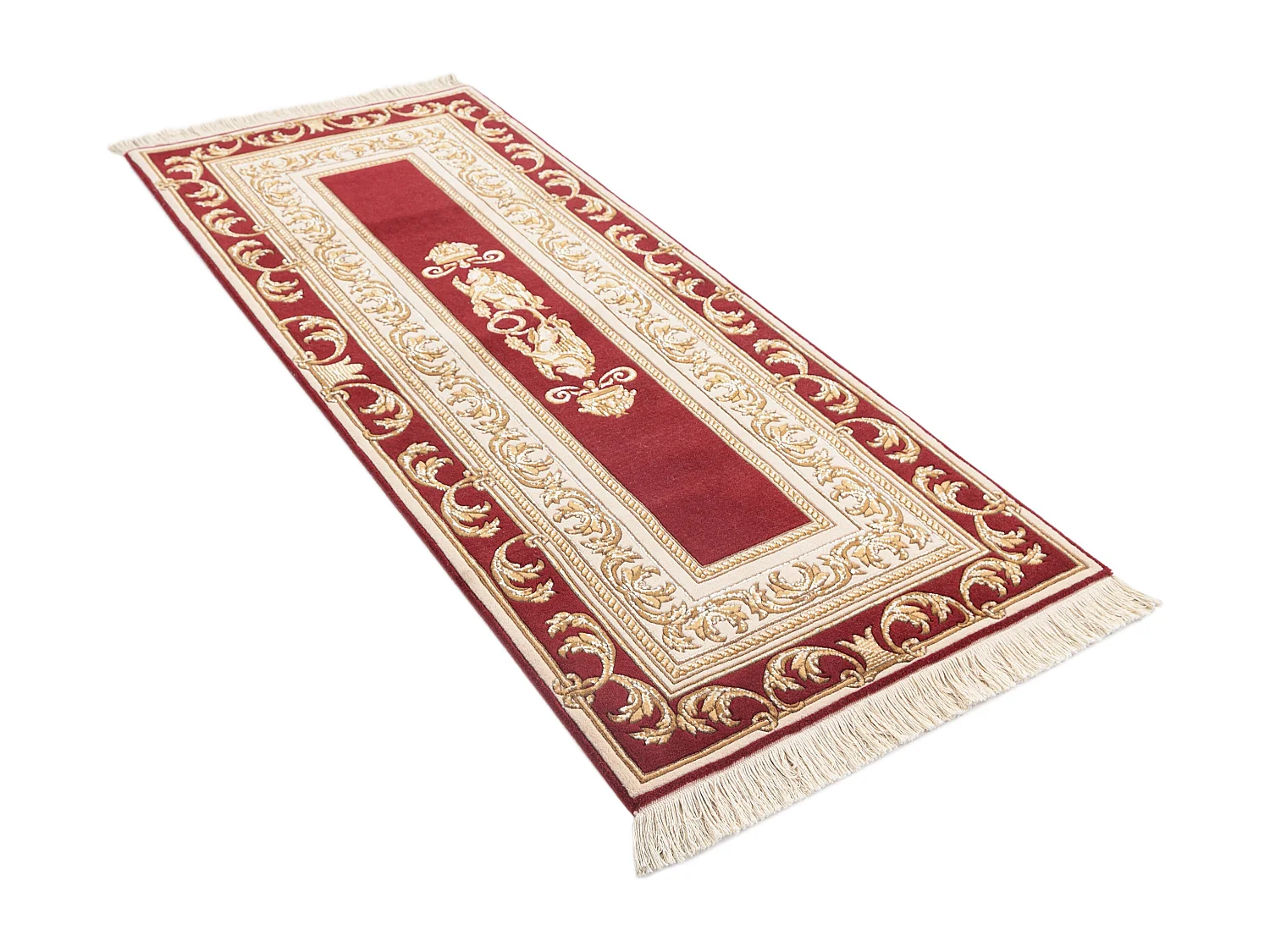 Tapis de couloir en laine 81x201 rouge Darya