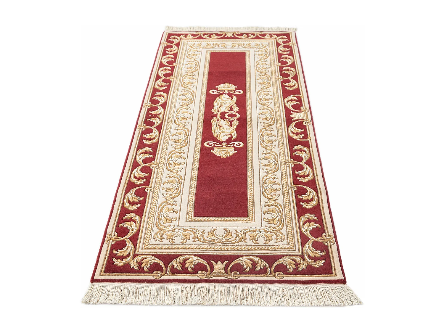 Tapis de couloir en laine 81x201 rouge Darya