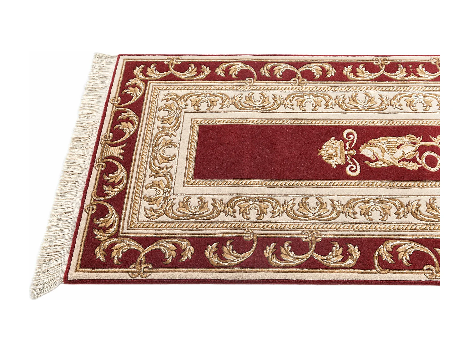 Tapis de couloir en laine 81x201 rouge Darya
