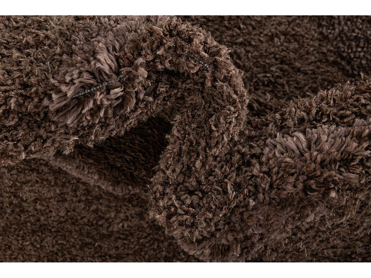 Hochflorteppich 160x245 Dunkelbraun Thun Arbor