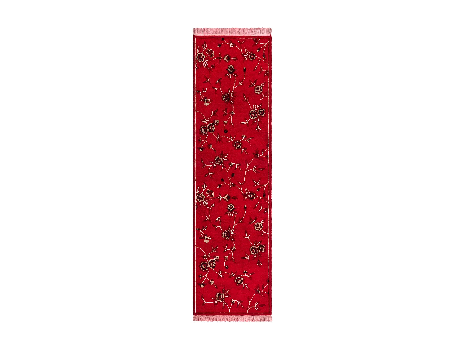 Tapis de couloir en laine 81x287 rouge Darya