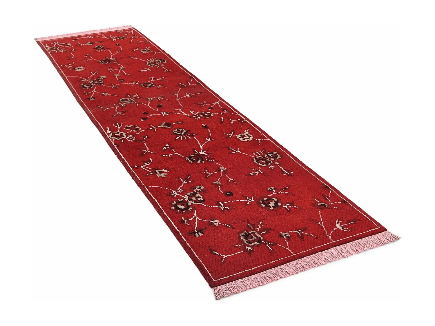 Tapis de couloir en laine 81x287 rouge Darya