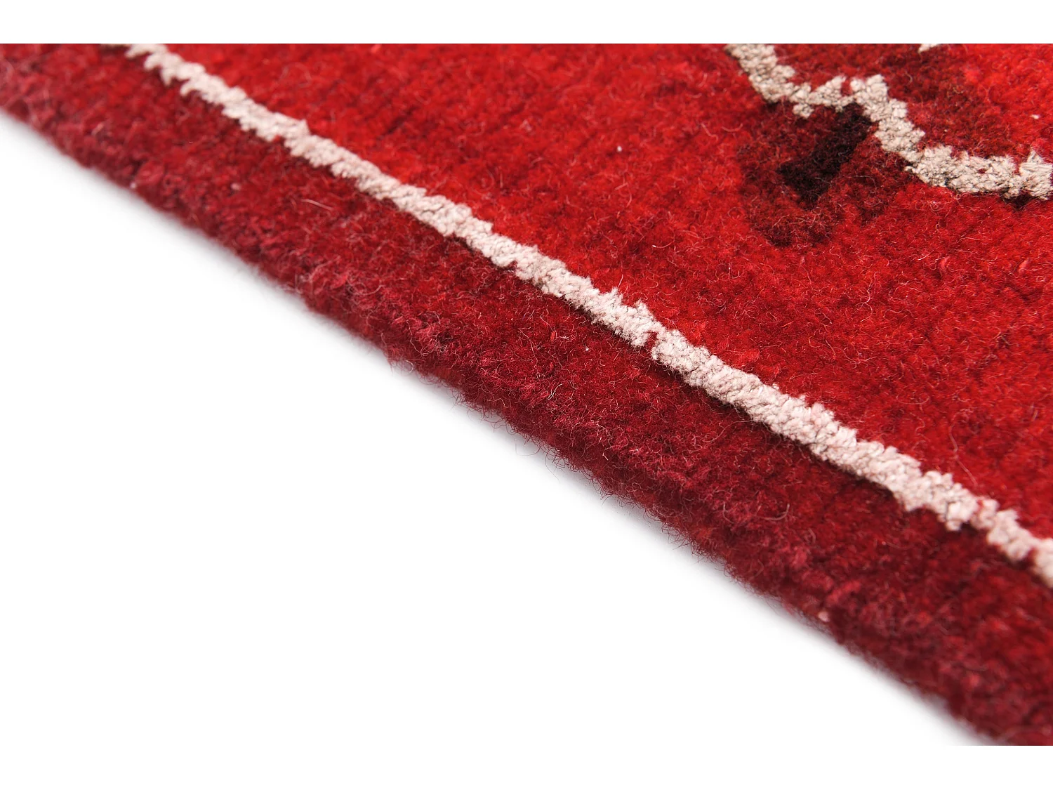 Tapis de couloir en laine 81x287 rouge Darya