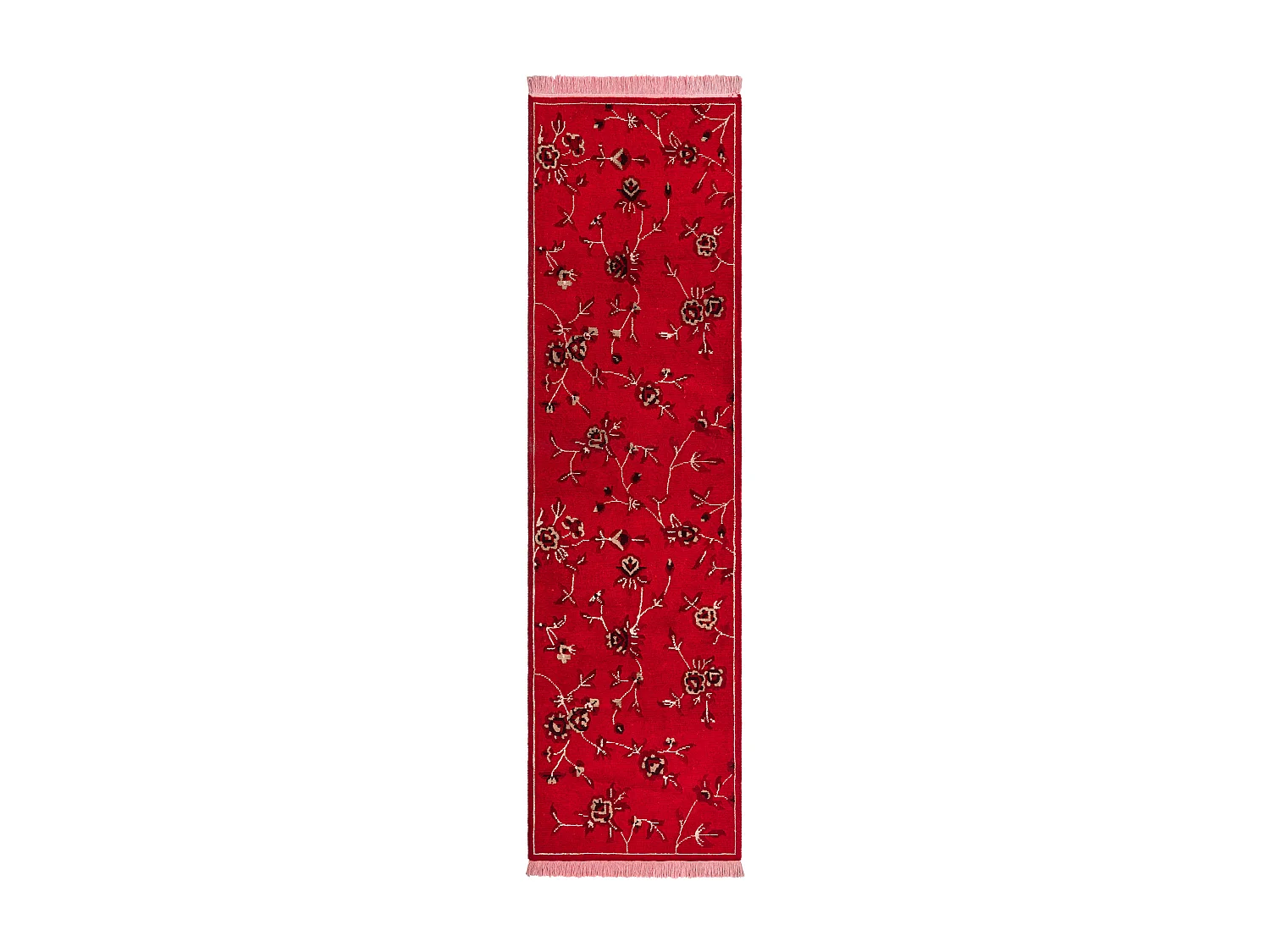 Tapis de couloir en laine 81x287 rouge Darya