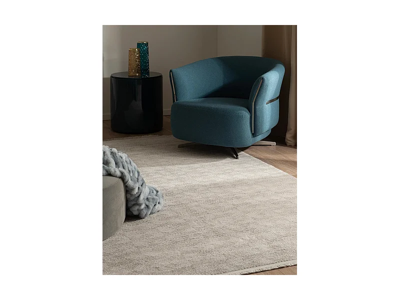 Teppich 125x185 Hellgrau Davos Cilia