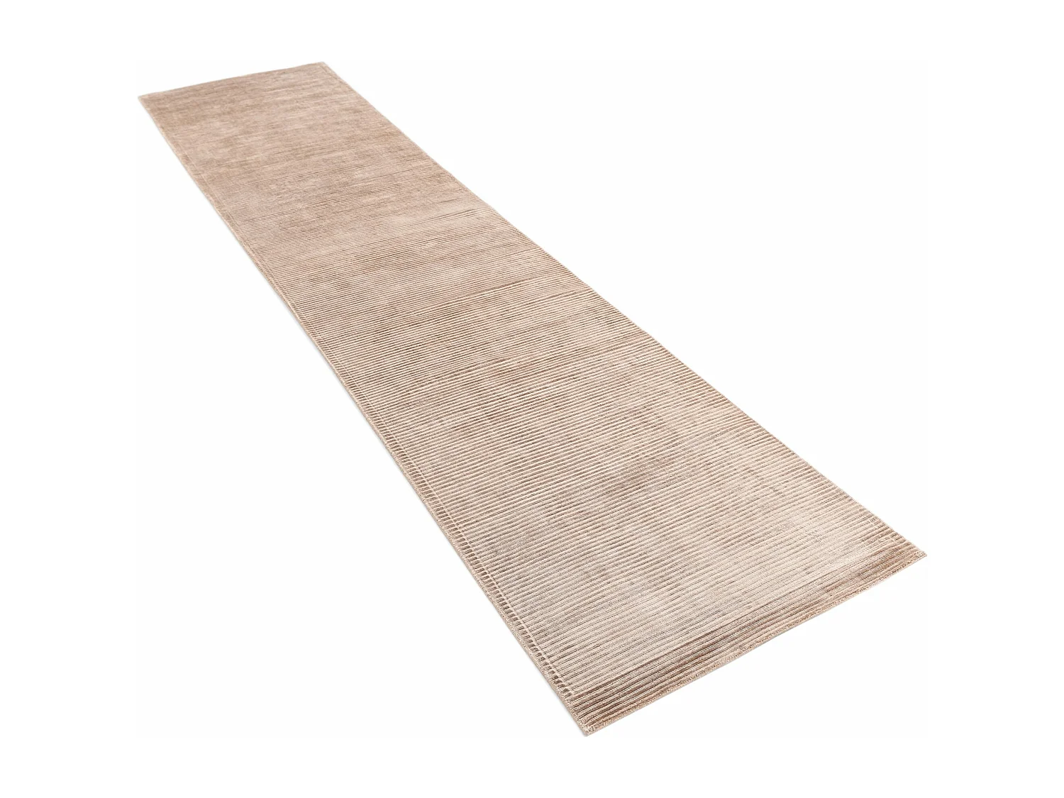 Tapis de couloir en laine 81x399 brun Darya