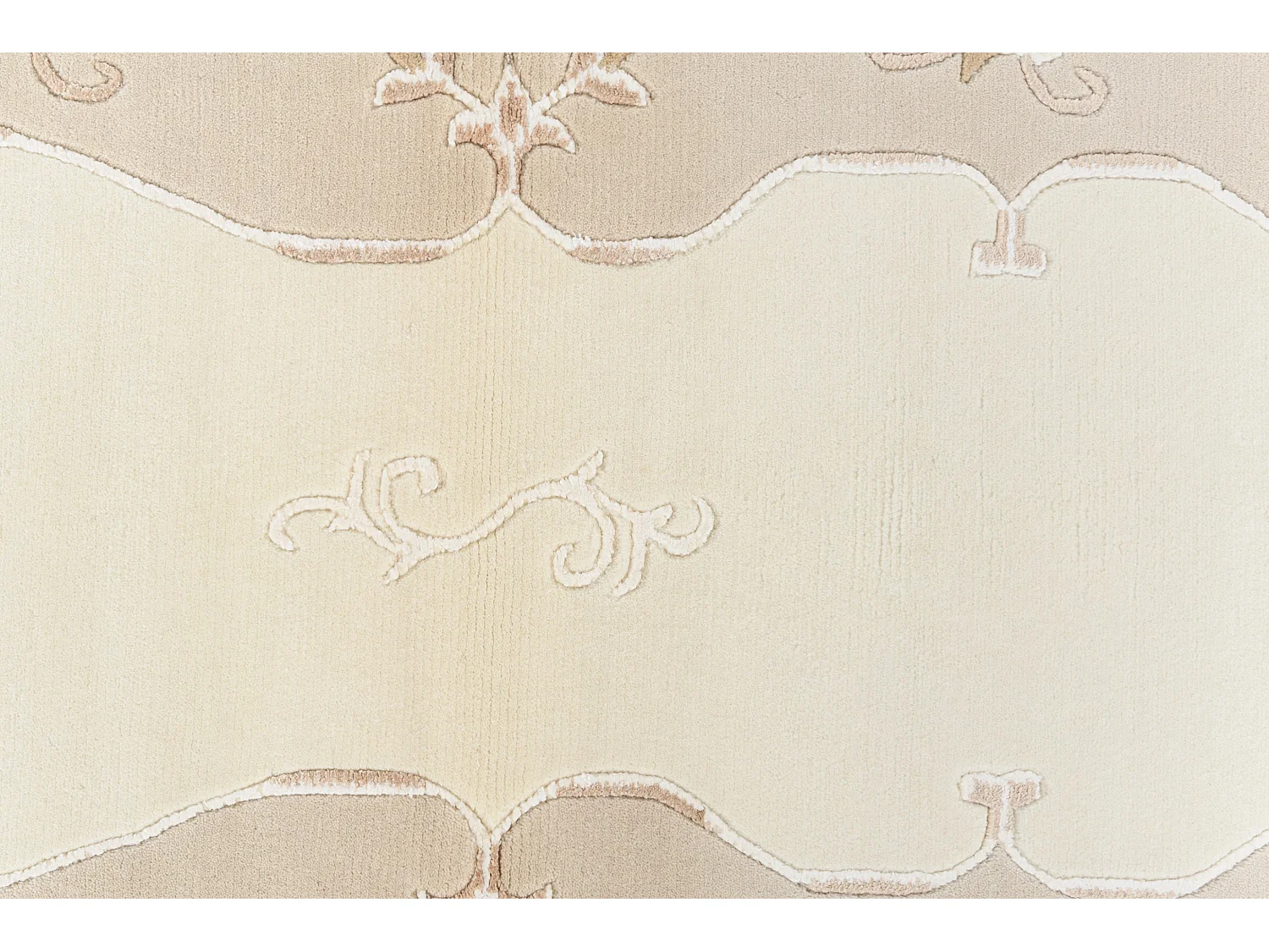 Läufer-Wollteppich 84x196 Beige Darya