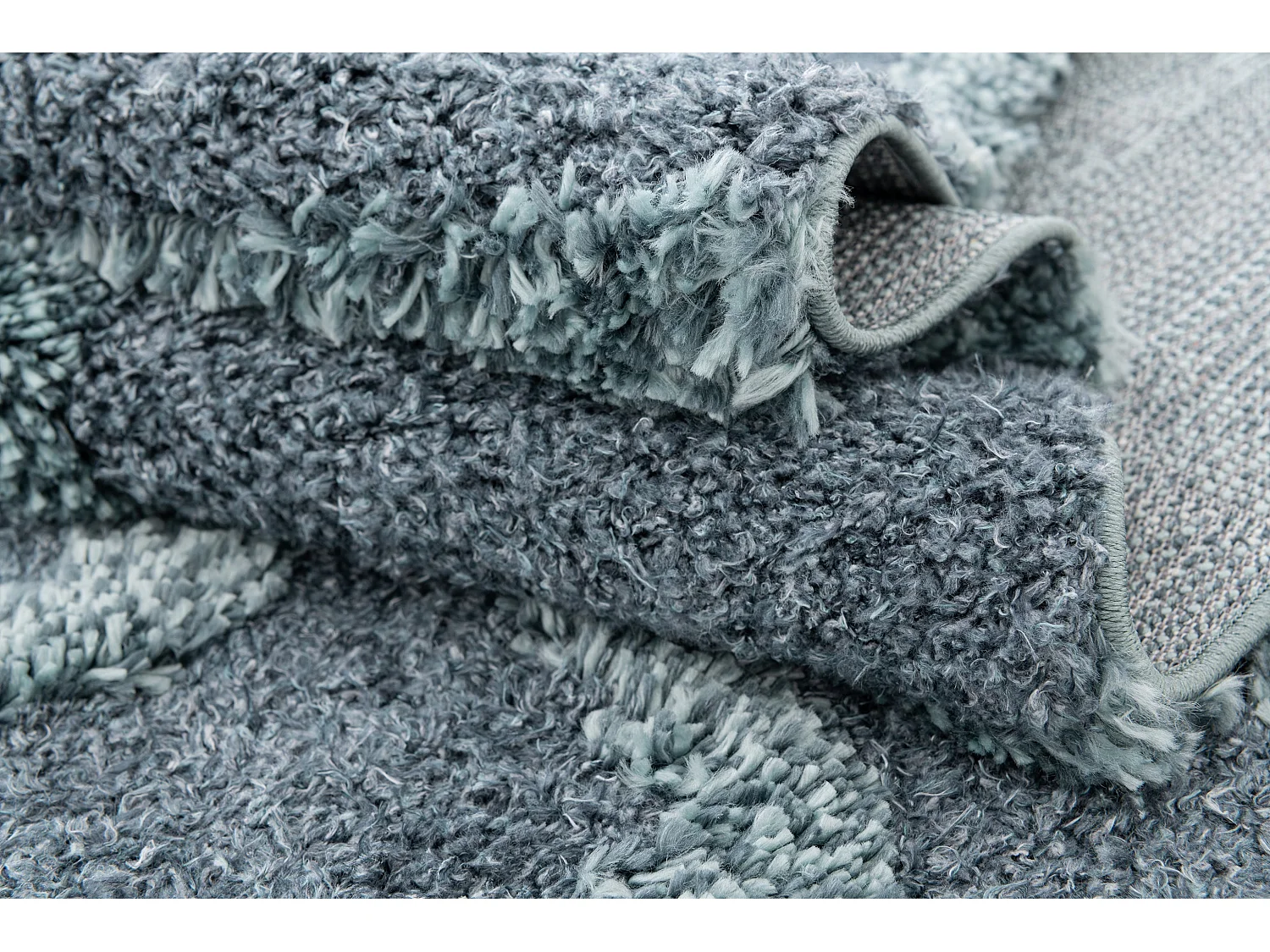 Hoogpolig tapijt 245x160 Blauw Thun Artem