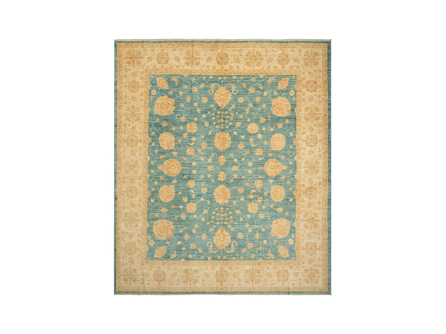 Tapis de laine 255x298 Bleu Kaizar