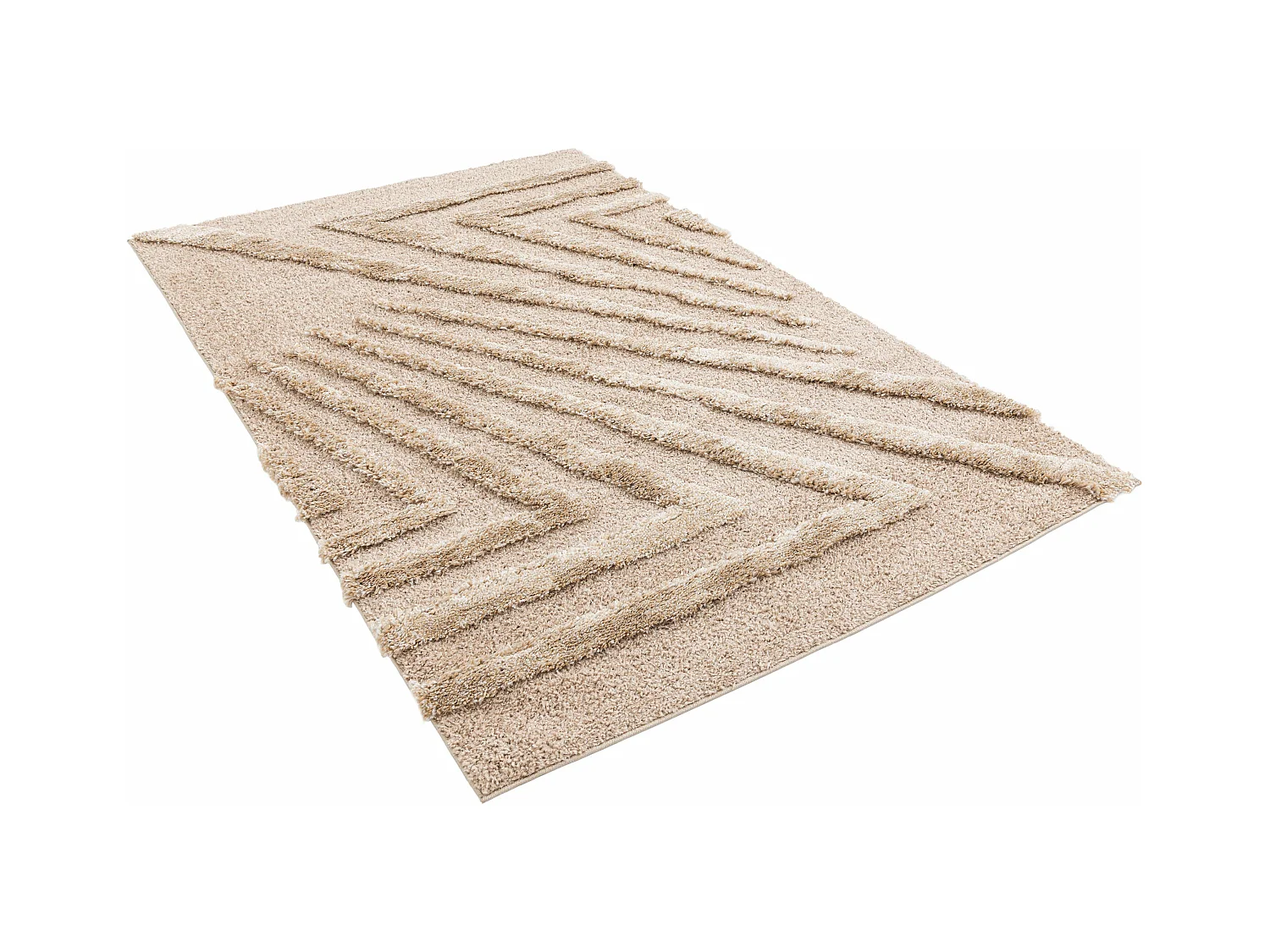 Hochflorteppich 125x185 Braun Thun Avis