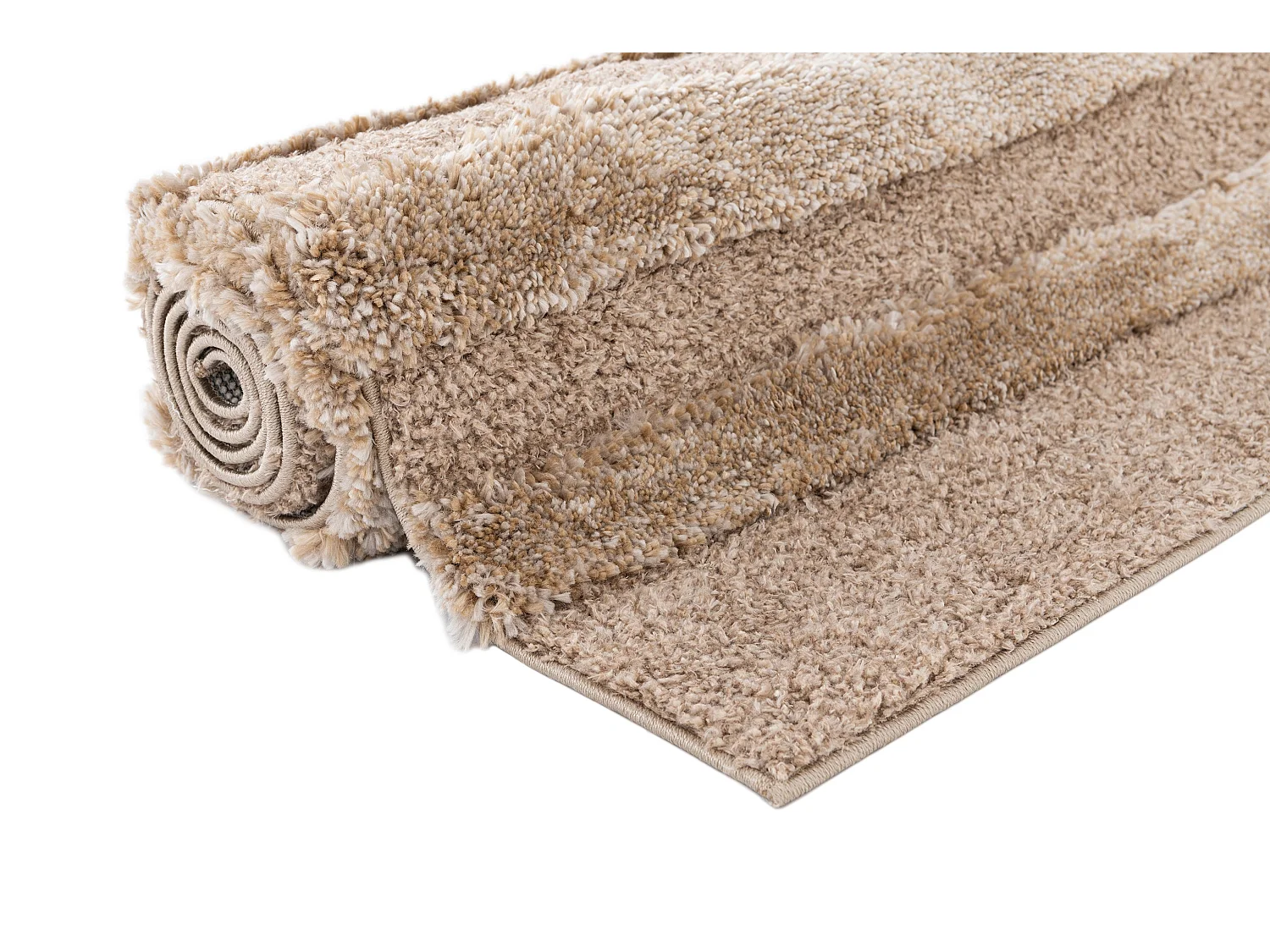 Hoogpolig tapijt 185x125 Bruin Thun Avis