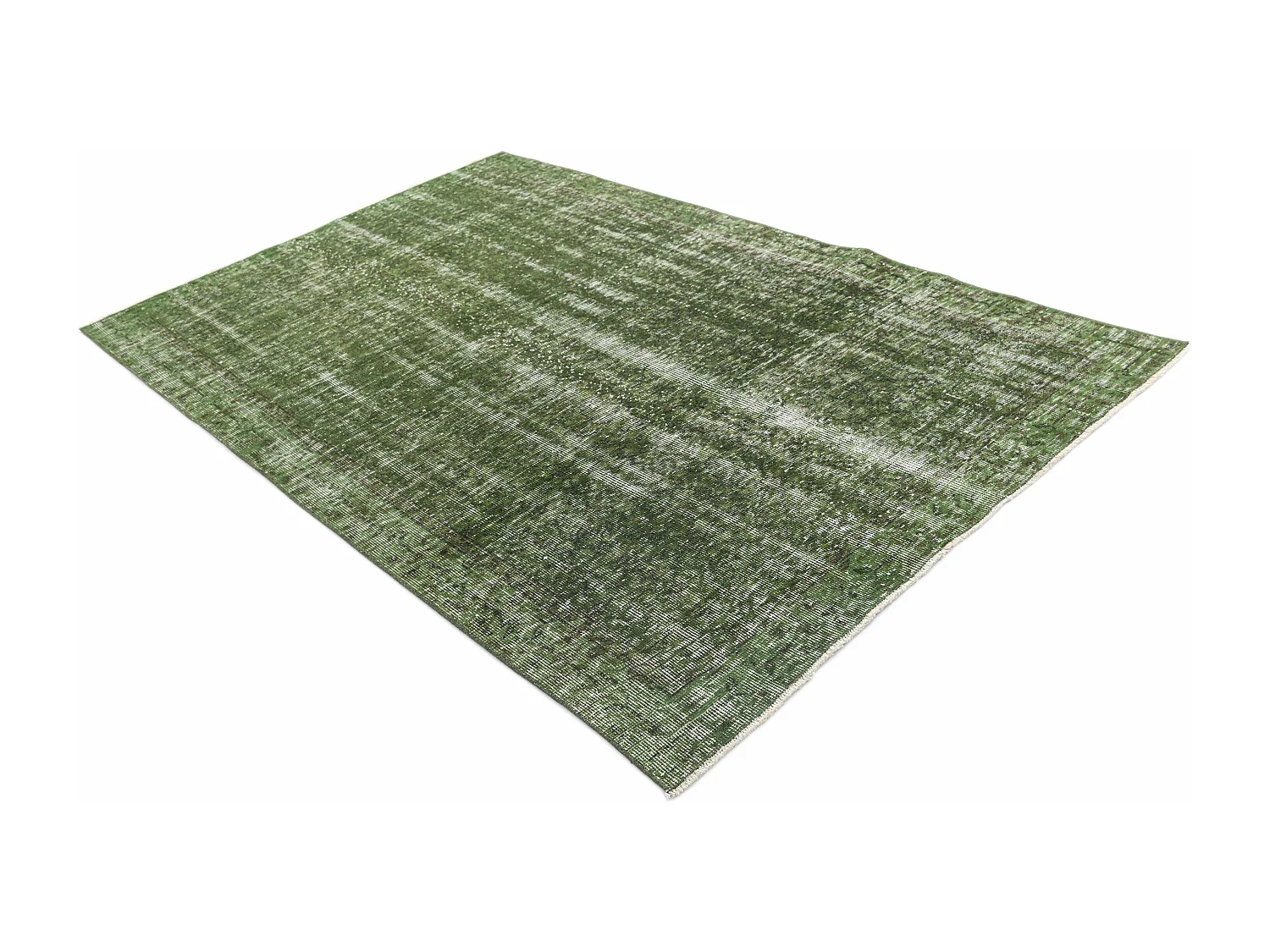 Tapis de laine 150x254 vert Ultra Vintage