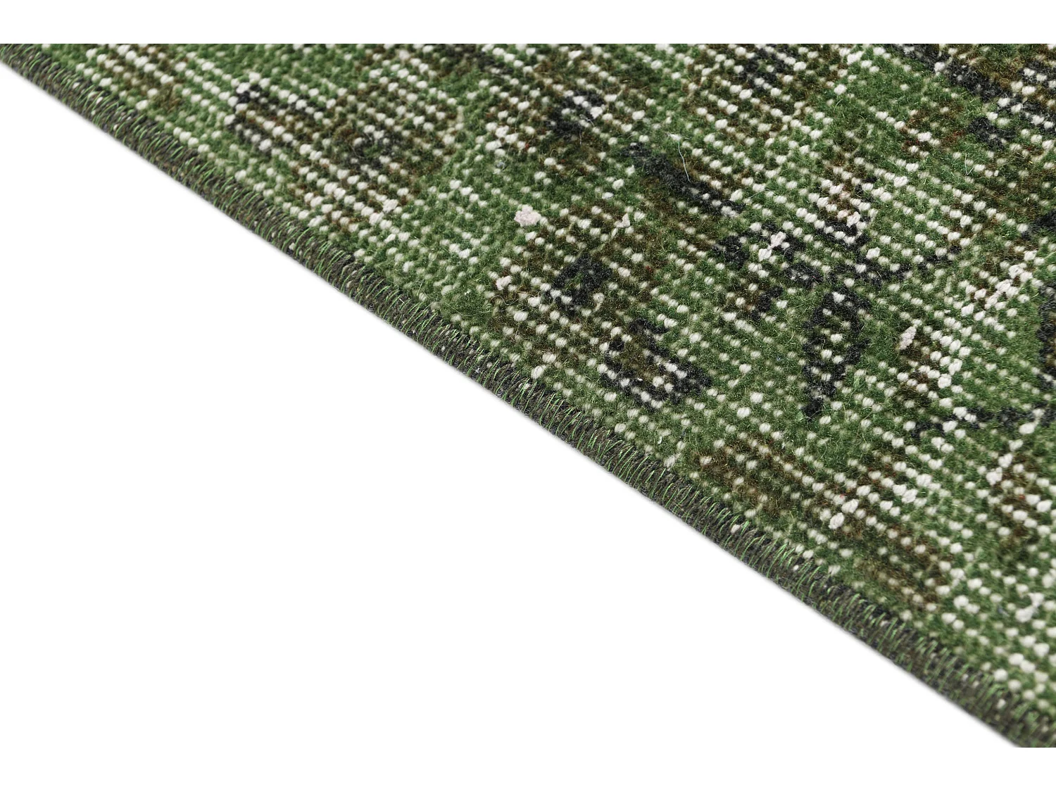 Tapis de laine 150x254 vert Ultra Vintage