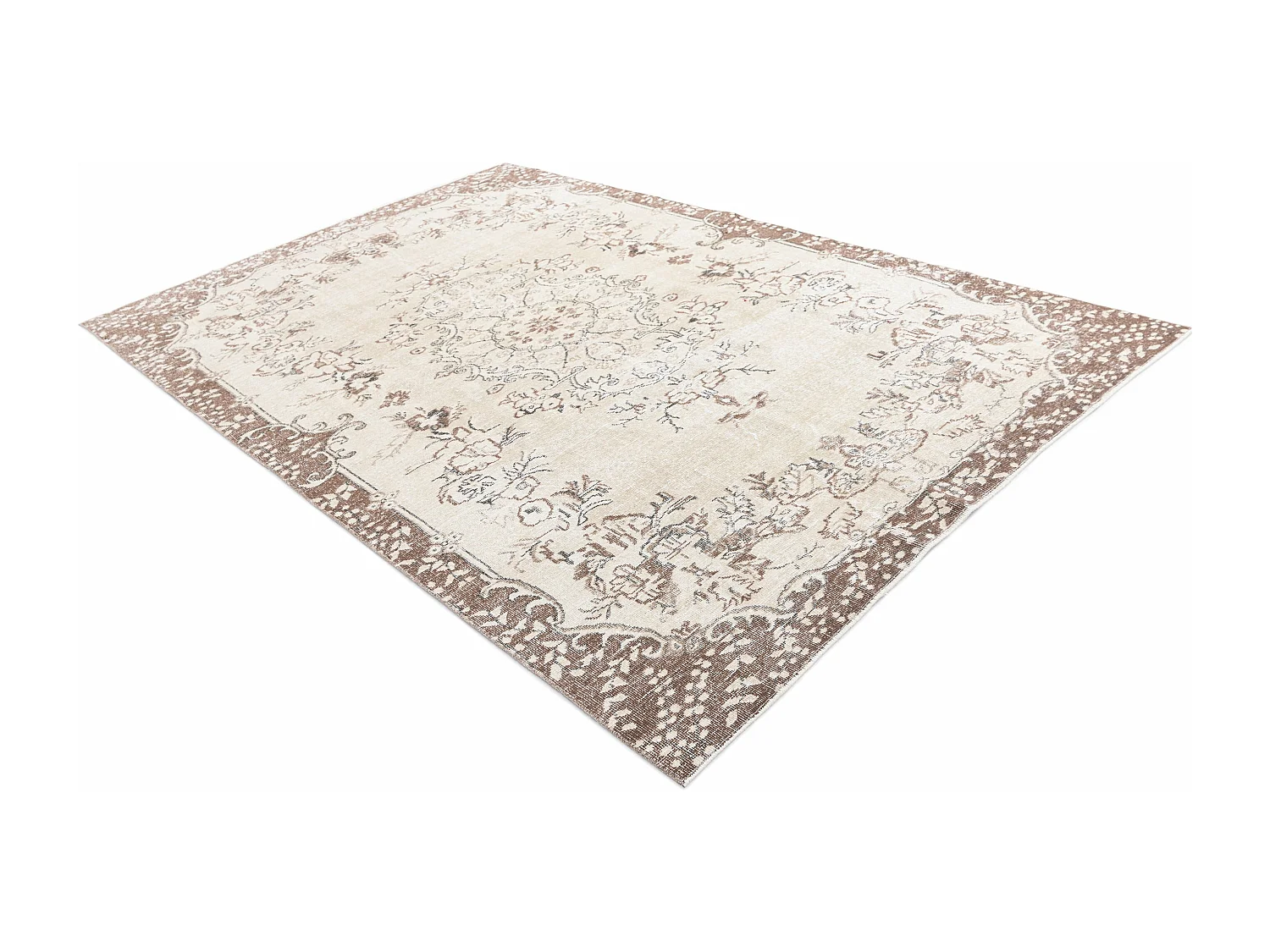 Tappeto in lana 185x292 beige Ultra Vintage