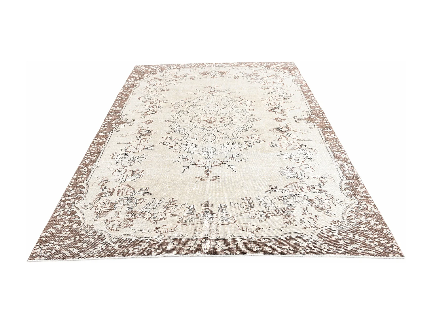 Tappeto in lana 185x292 beige Ultra Vintage
