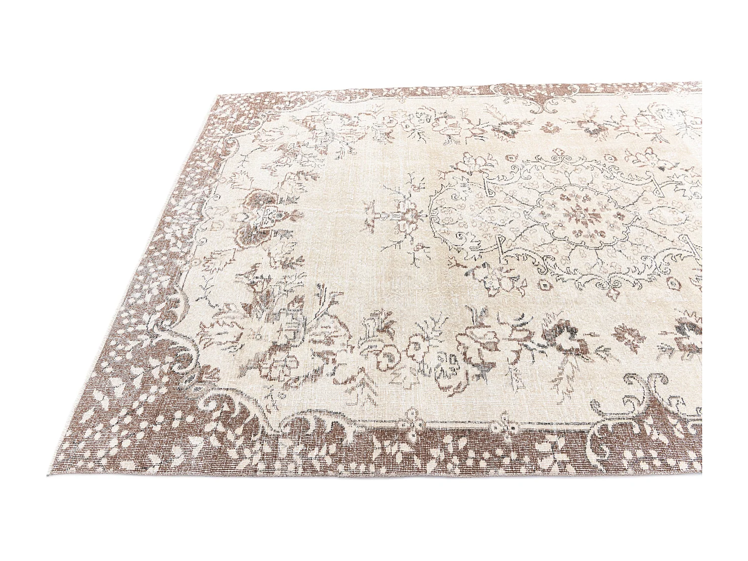 Tappeto in lana 185x292 beige Ultra Vintage