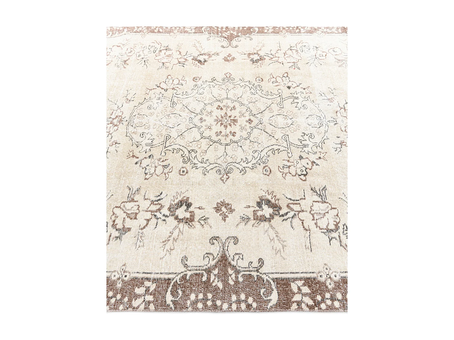 Tapis de laine 185x292 beige Ultra Vintage