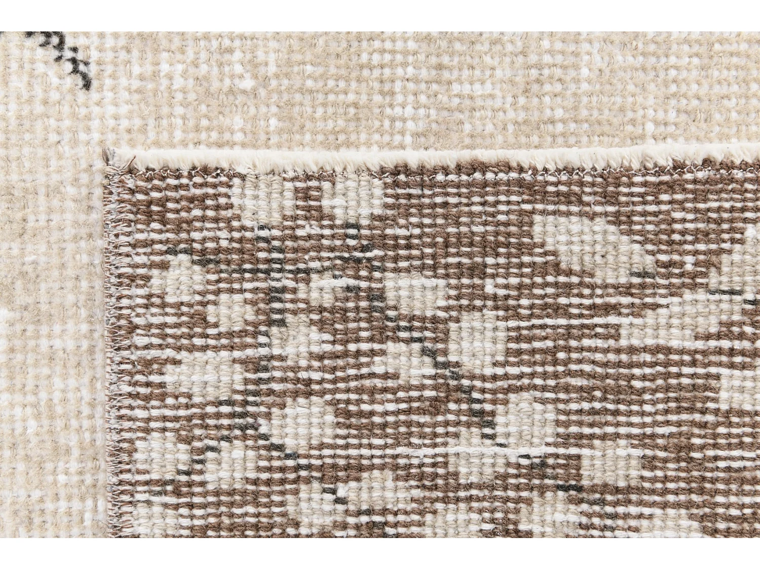 Tapis de laine 185x292 beige Ultra Vintage