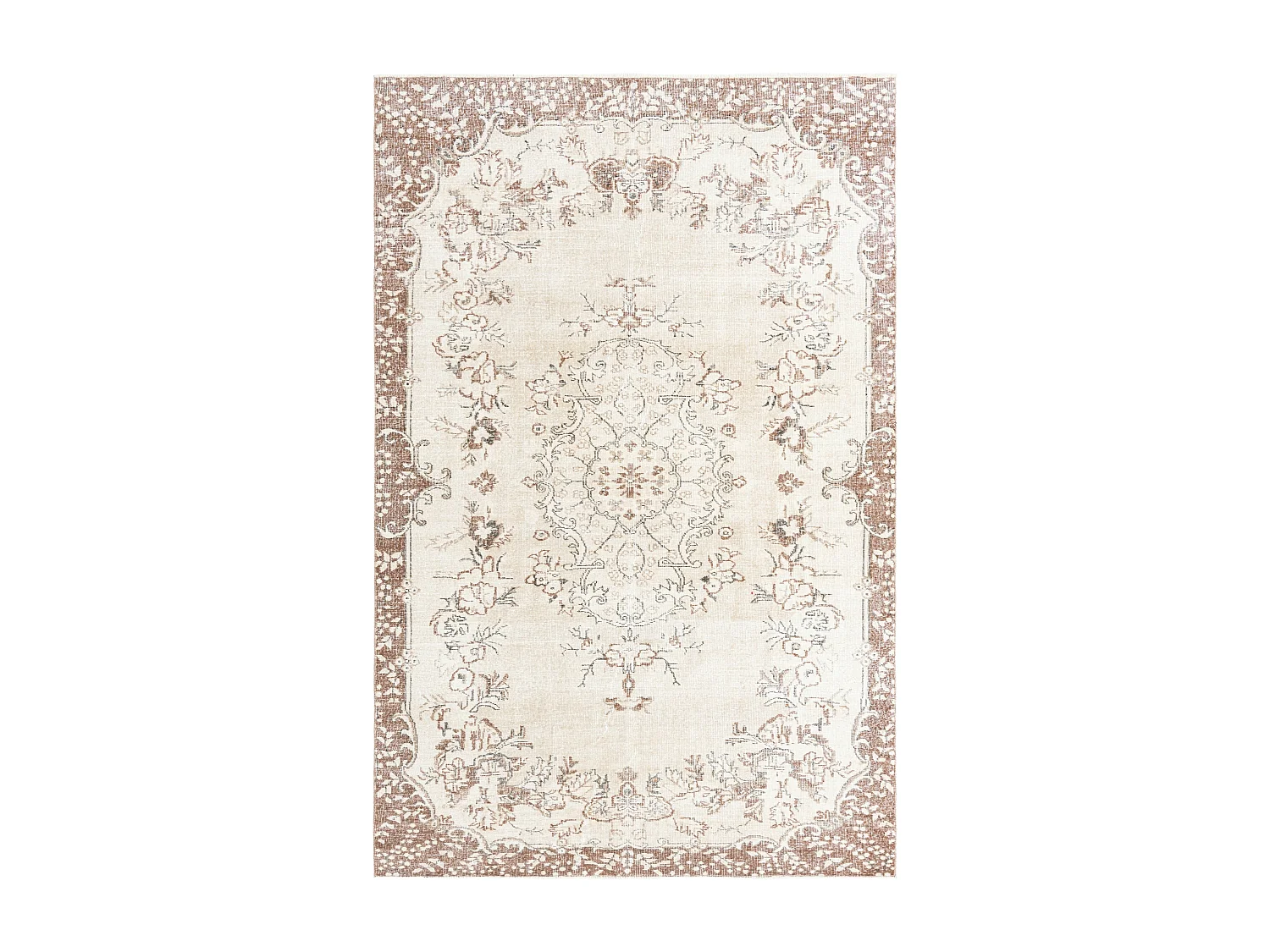 Tapis de laine 185x292 beige Ultra Vintage