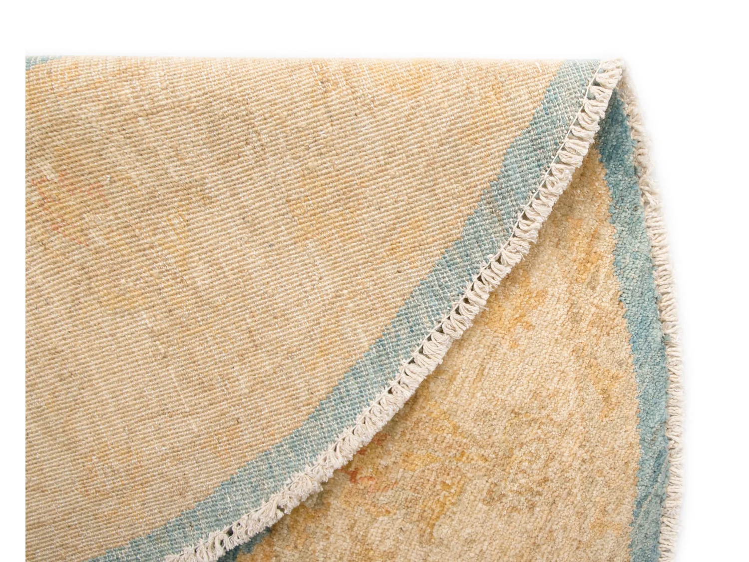 Tapis de laine 150x150 Bleu Kaizar