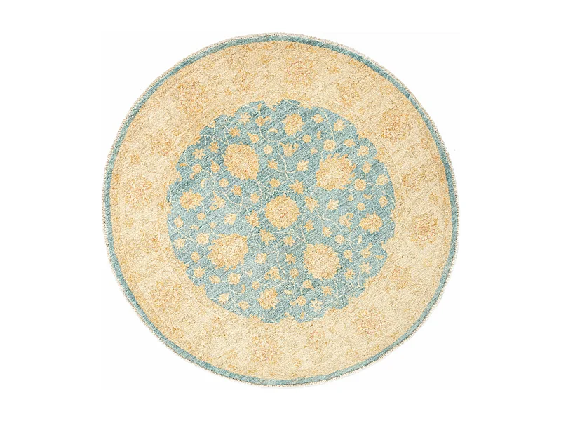 Tappeto in lana 150x150 Blu Kaizar