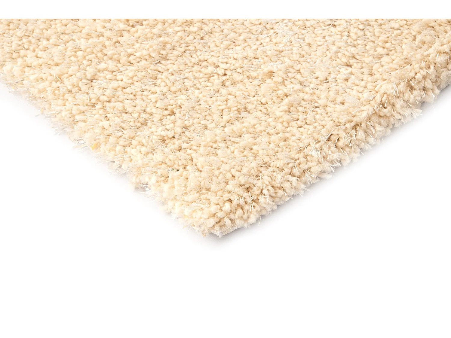 Teppich 160x220 Beige Luxe Solid Shag