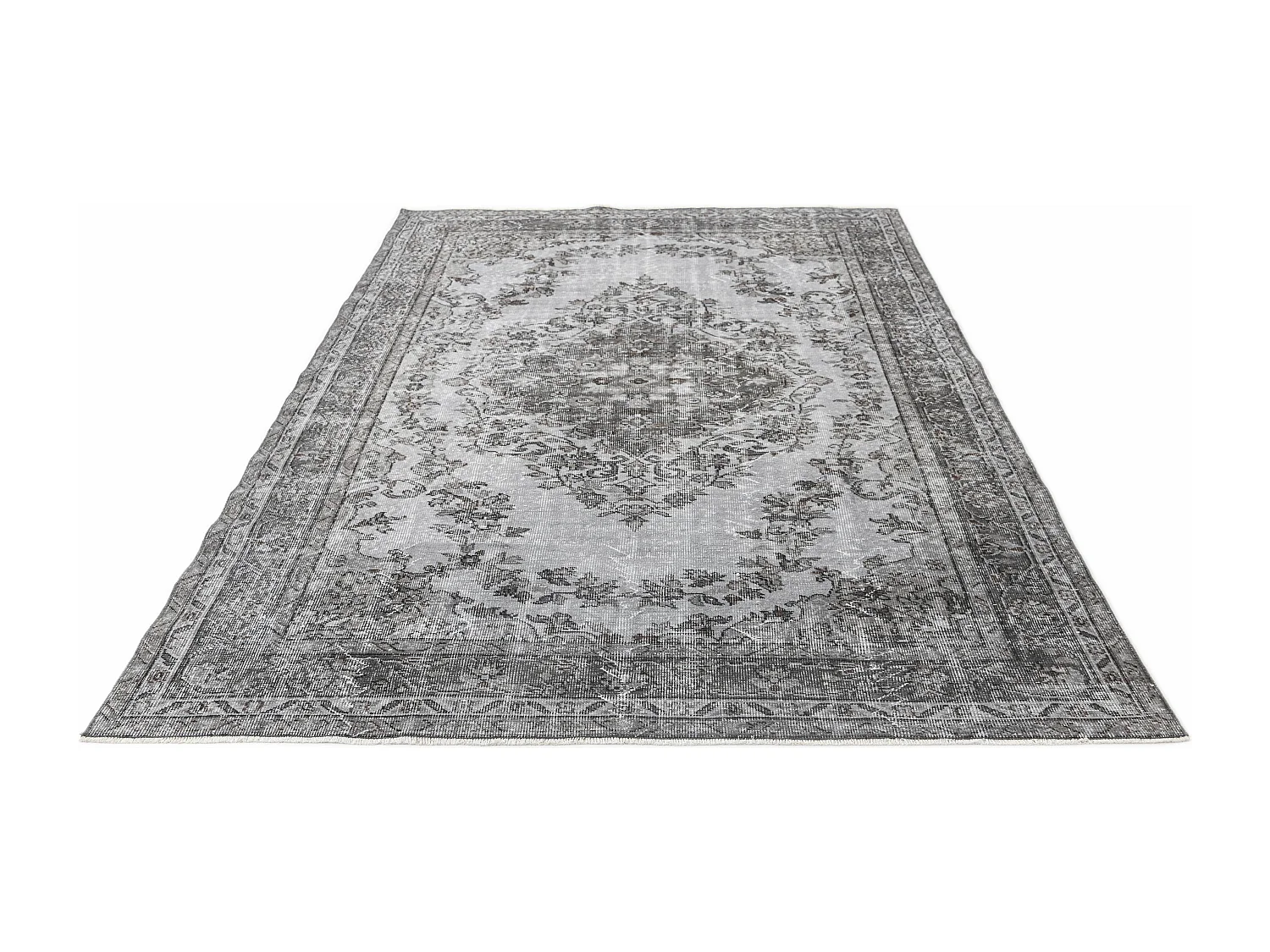 Tapis de laine 183x290 gris Ultra Vintage