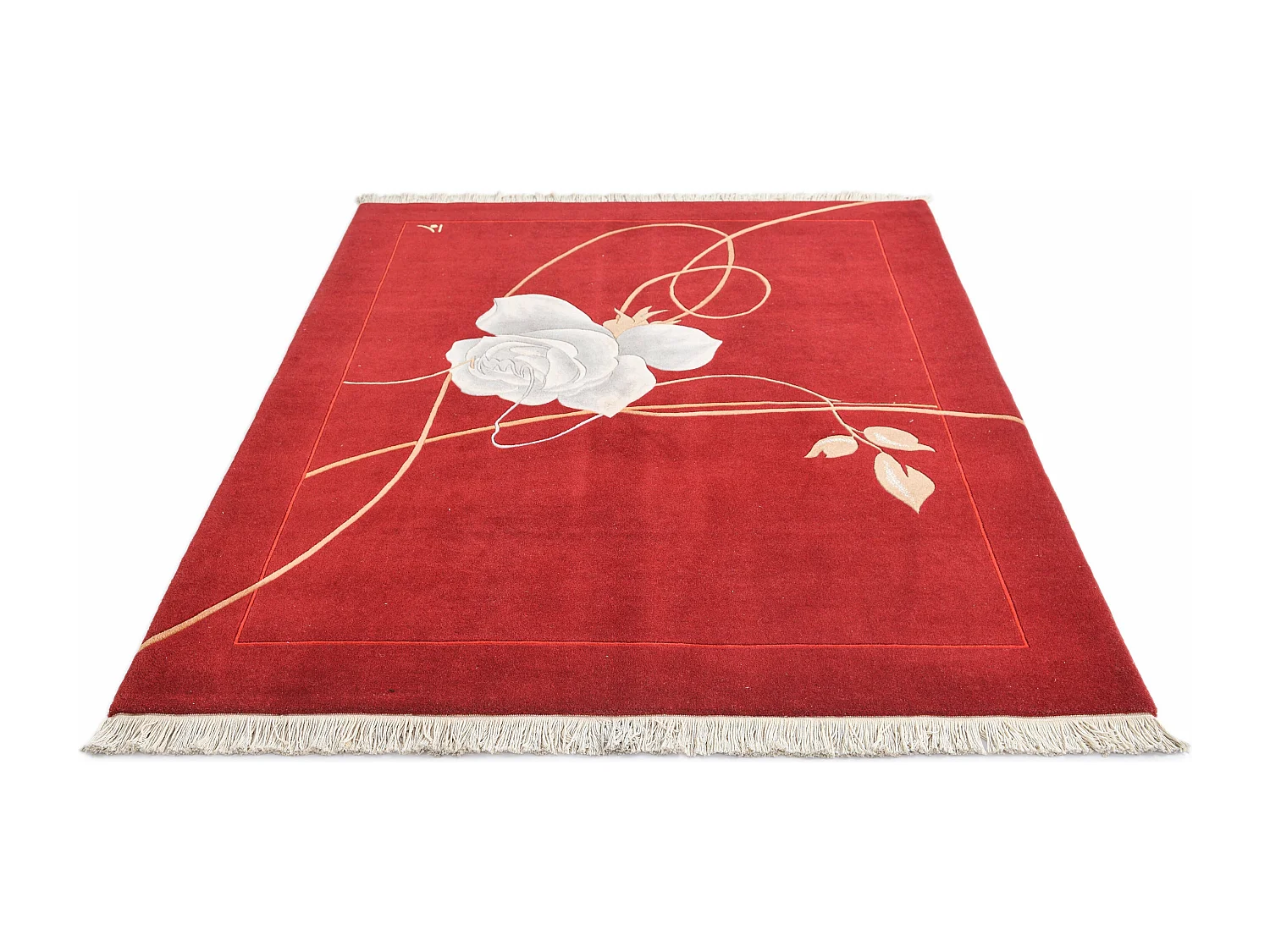 Tapis de laine 152x203 rouge Darya