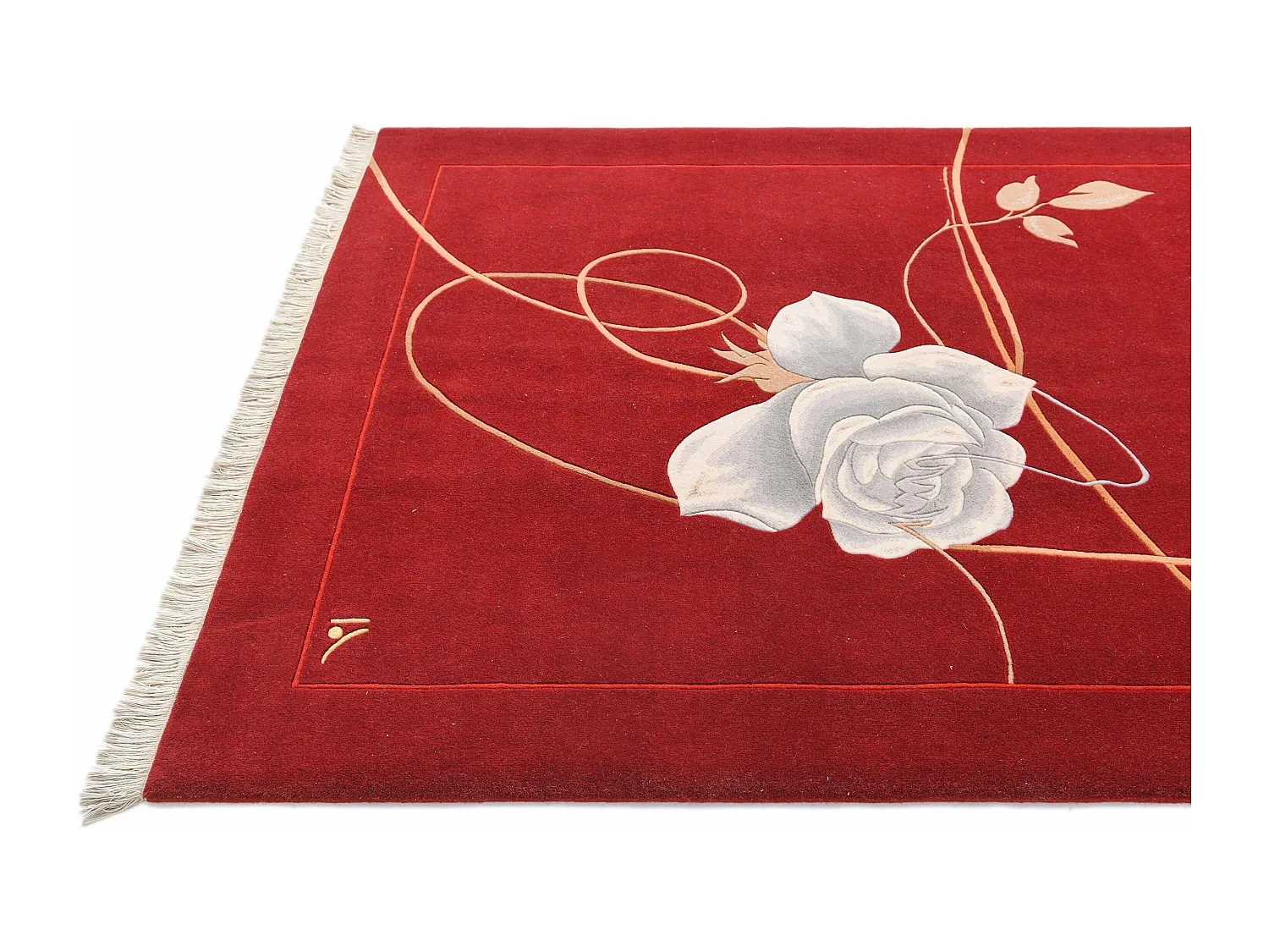 Tapis de laine 152x203 rouge Darya