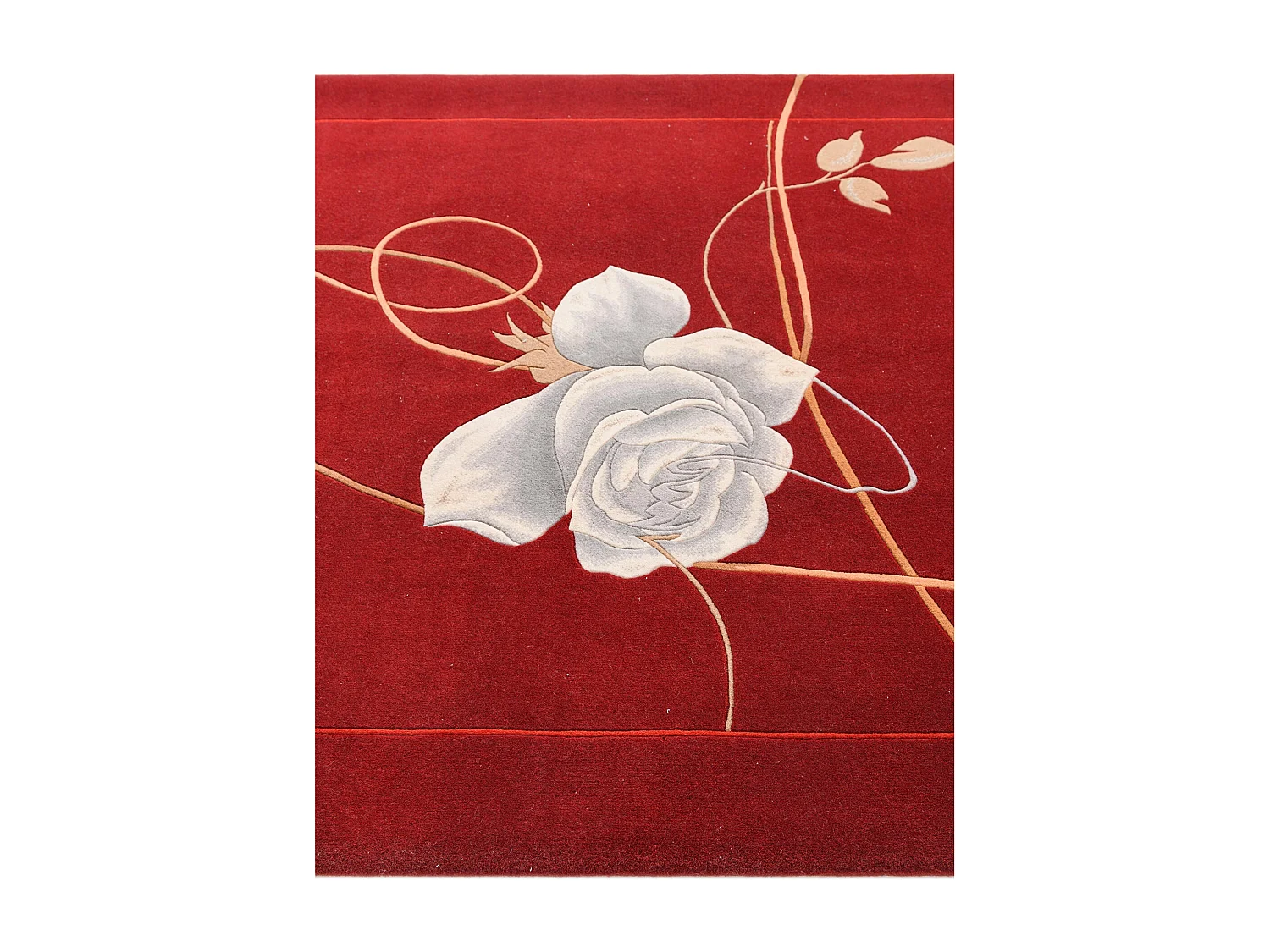 Tapis de laine 152x203 rouge Darya