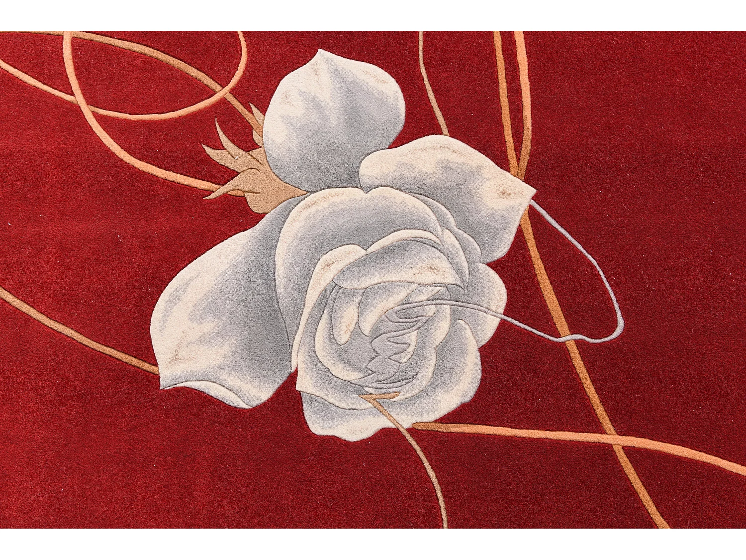 Tapis de laine 152x203 rouge Darya