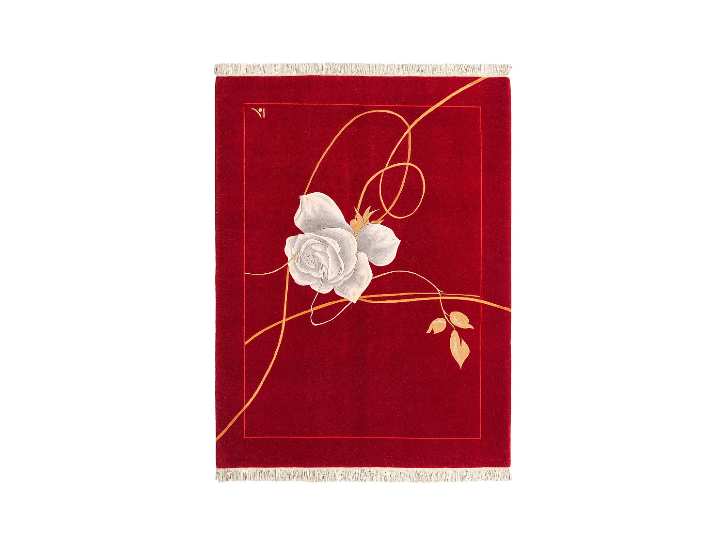 Tapis de laine 152x203 rouge Darya