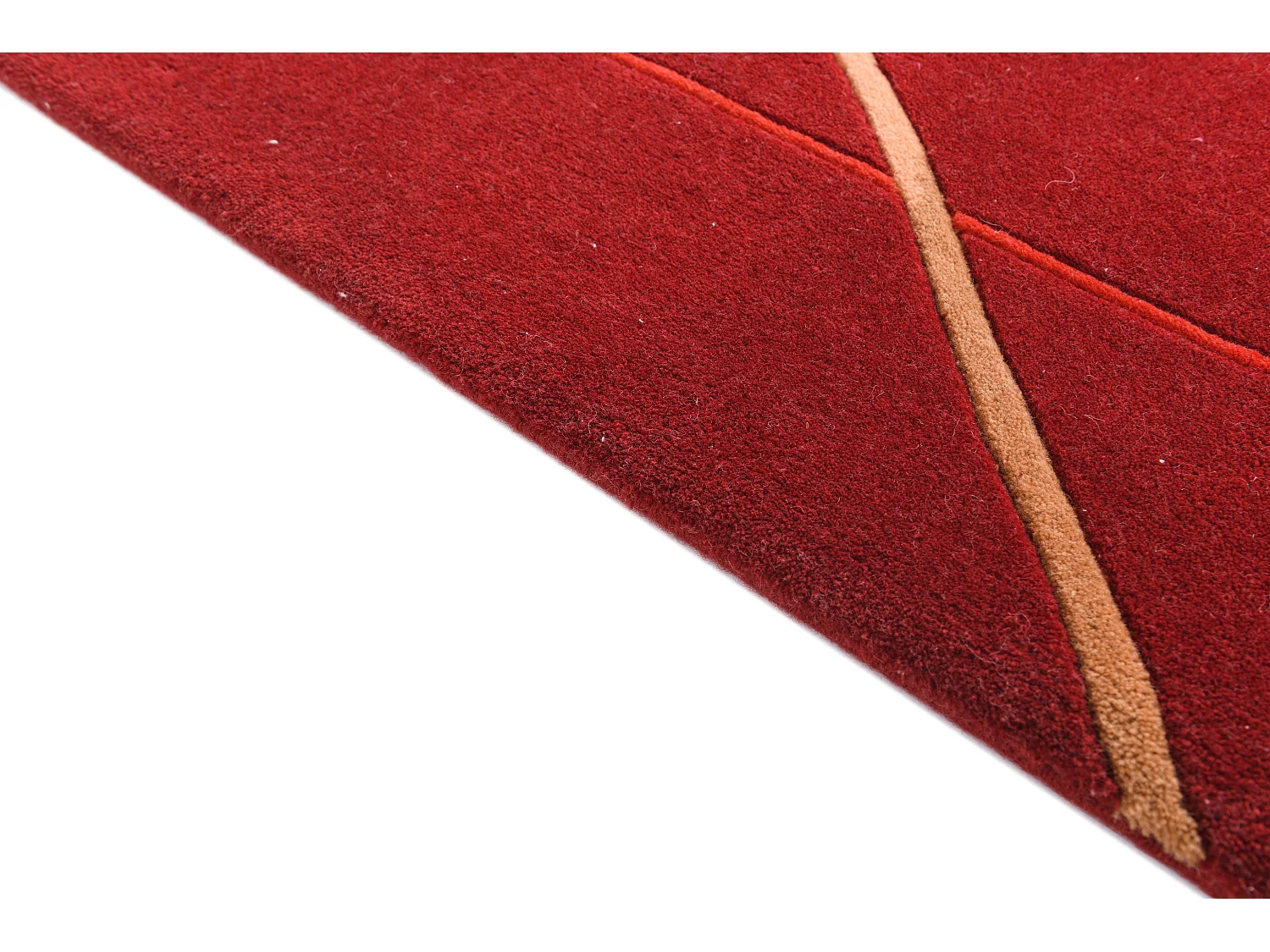 Tapis de laine 152x203 rouge Darya