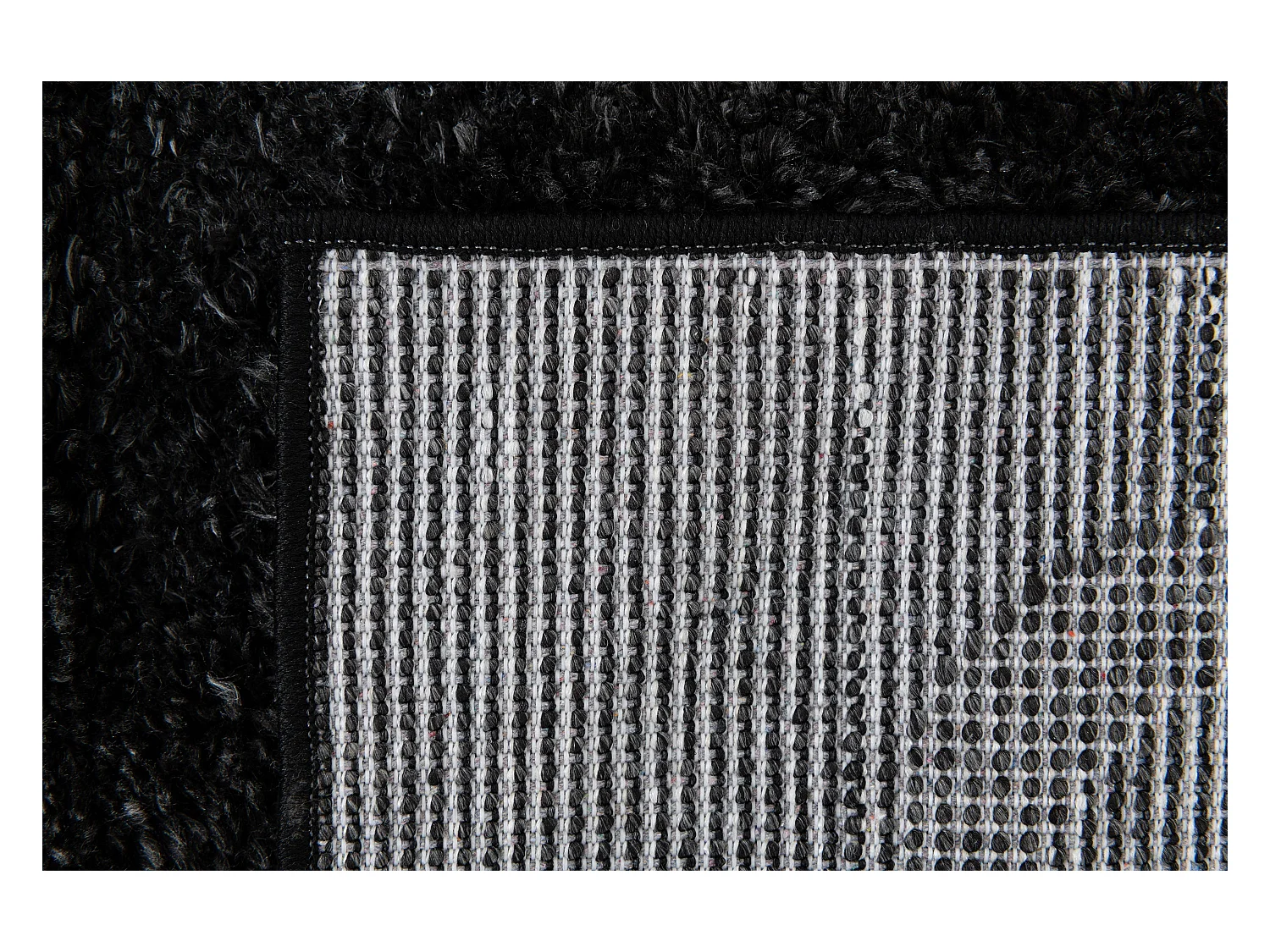 Hoogpolig tapijt 245x160 Zwart Thun Artem