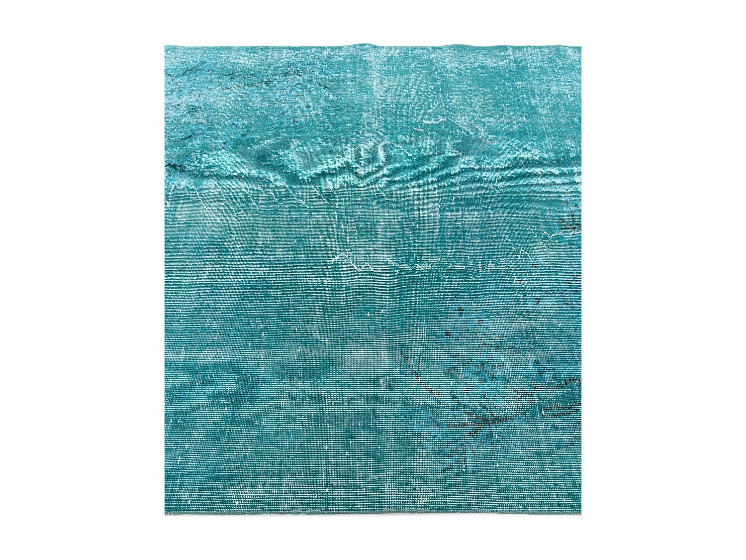 Wollteppich 152x244 Türkis Ultra Vintage