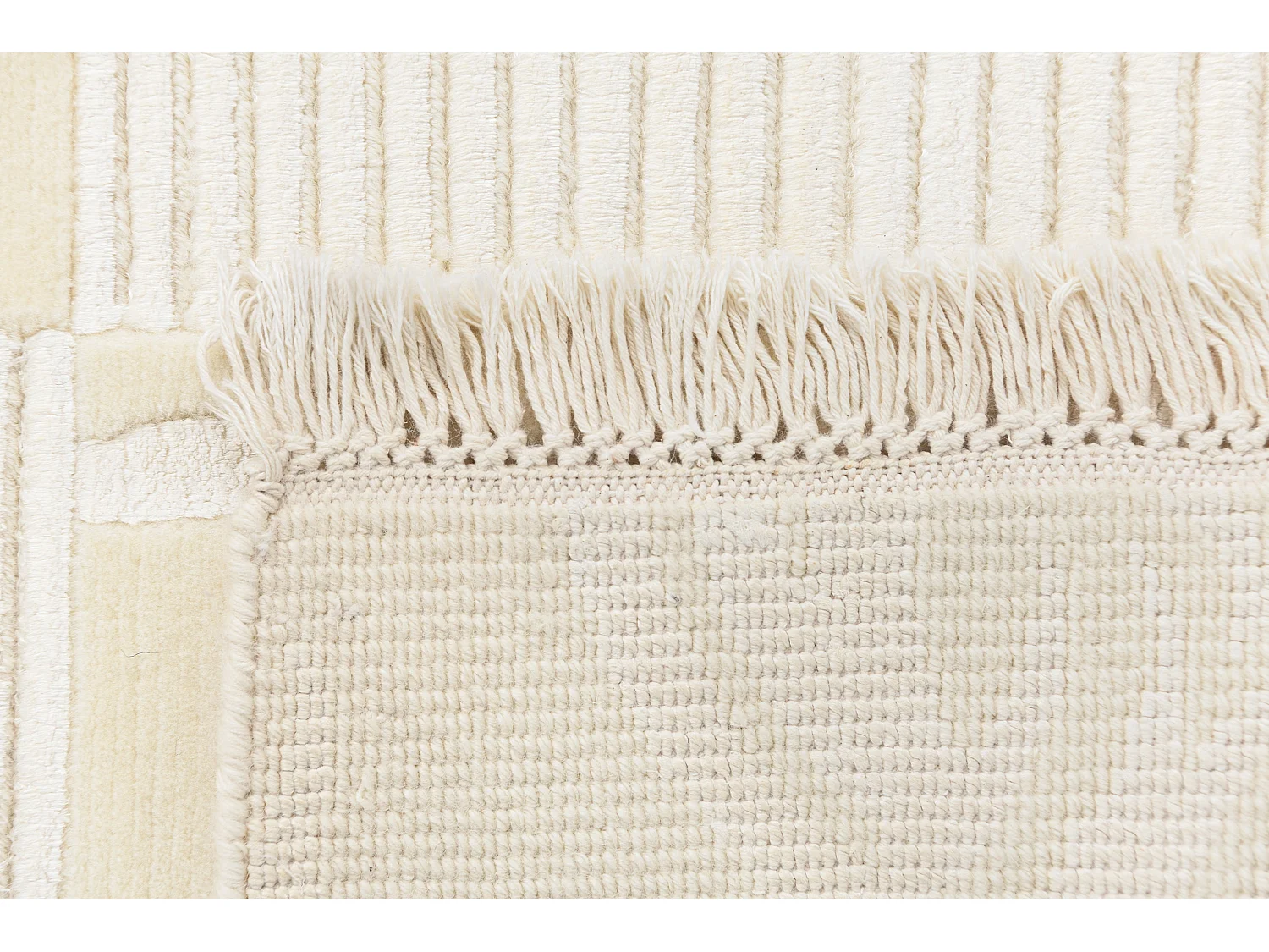 Tapis de couloir en laine 81x297 beige Darya