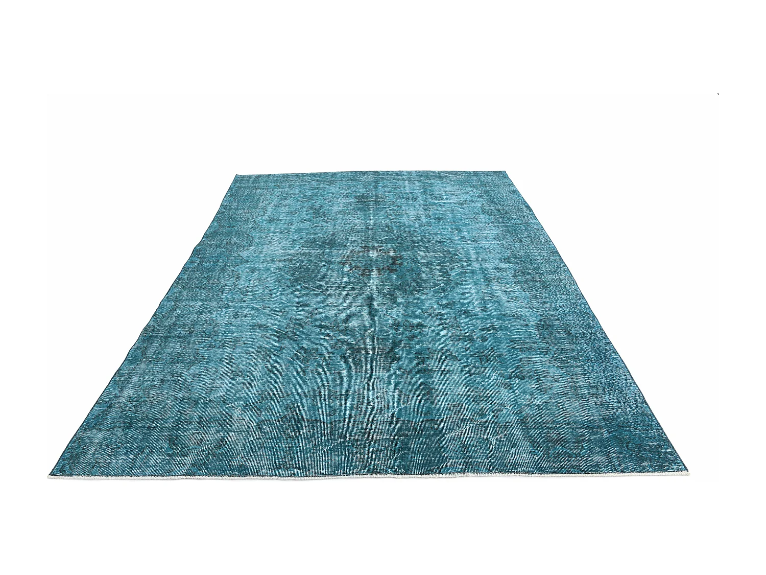 Tappeto in lana 198x295 turchese Ultra Vintage