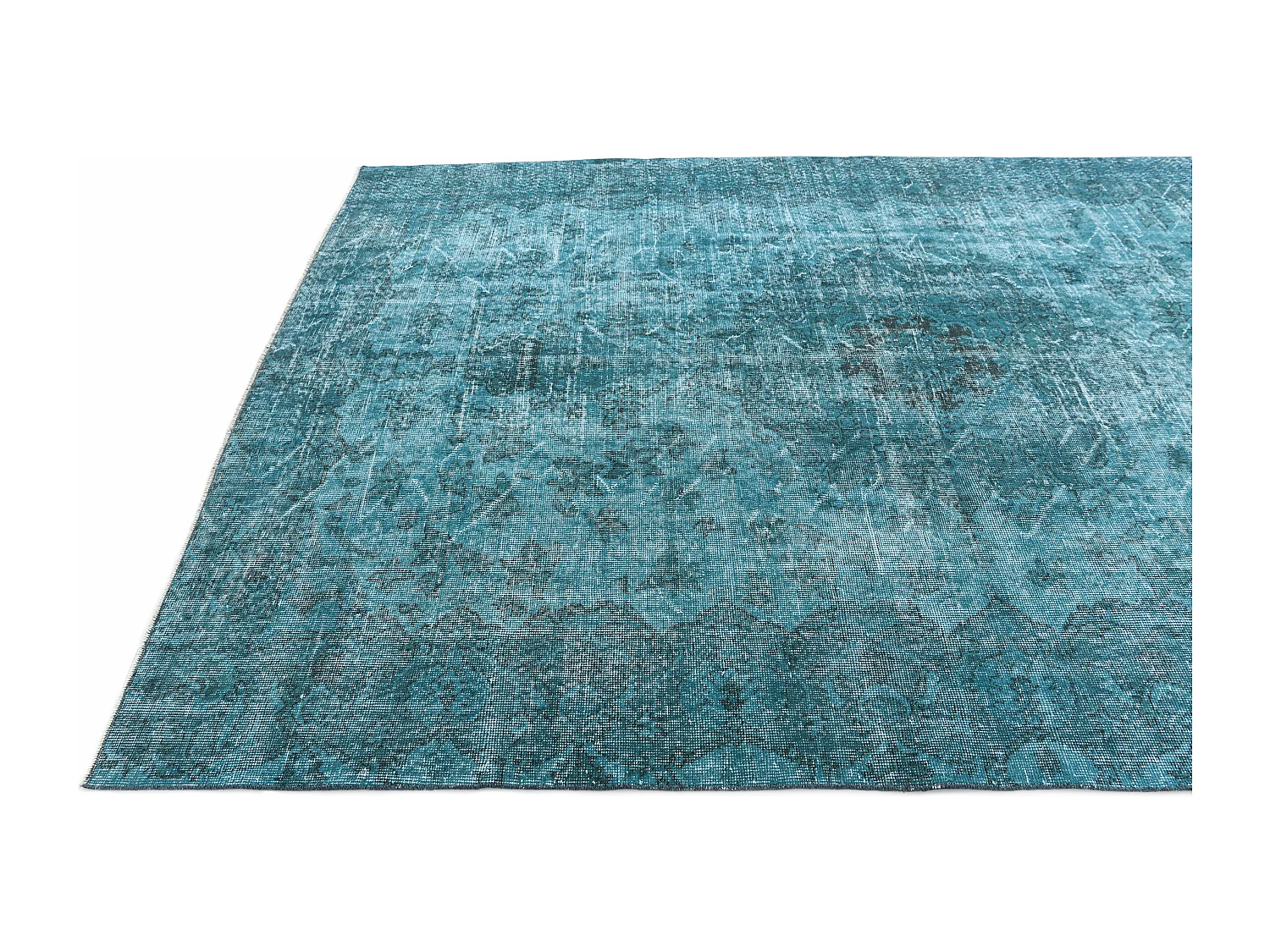 Tappeto in lana 198x295 turchese Ultra Vintage