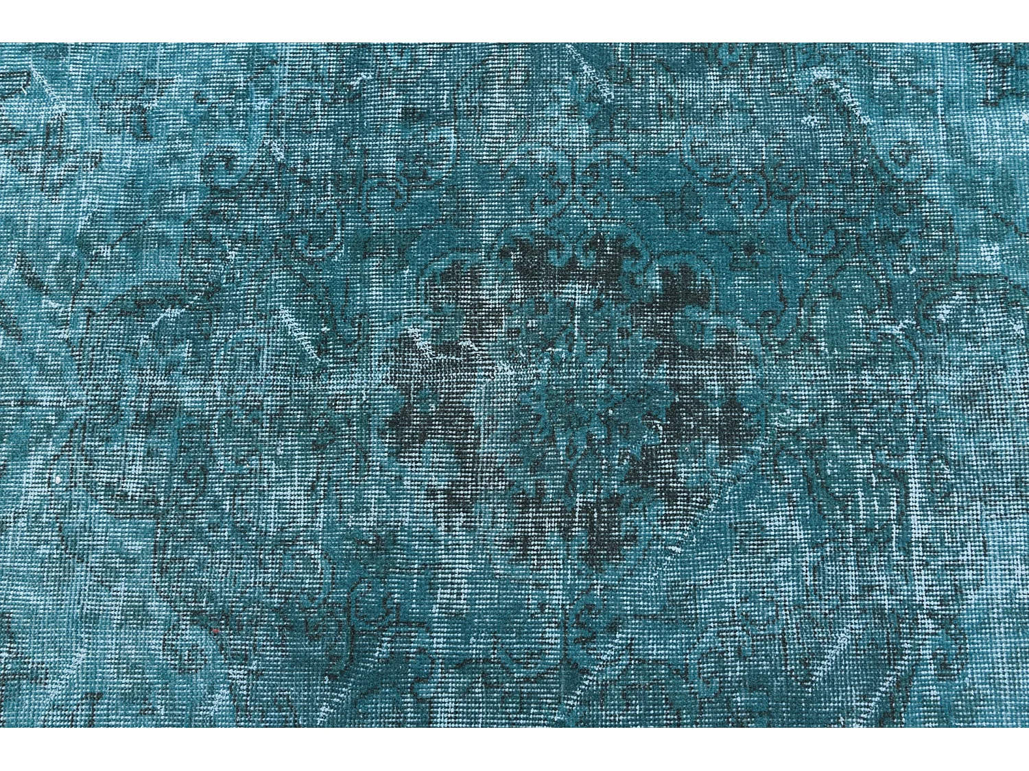 Tappeto in lana 198x295 turchese Ultra Vintage