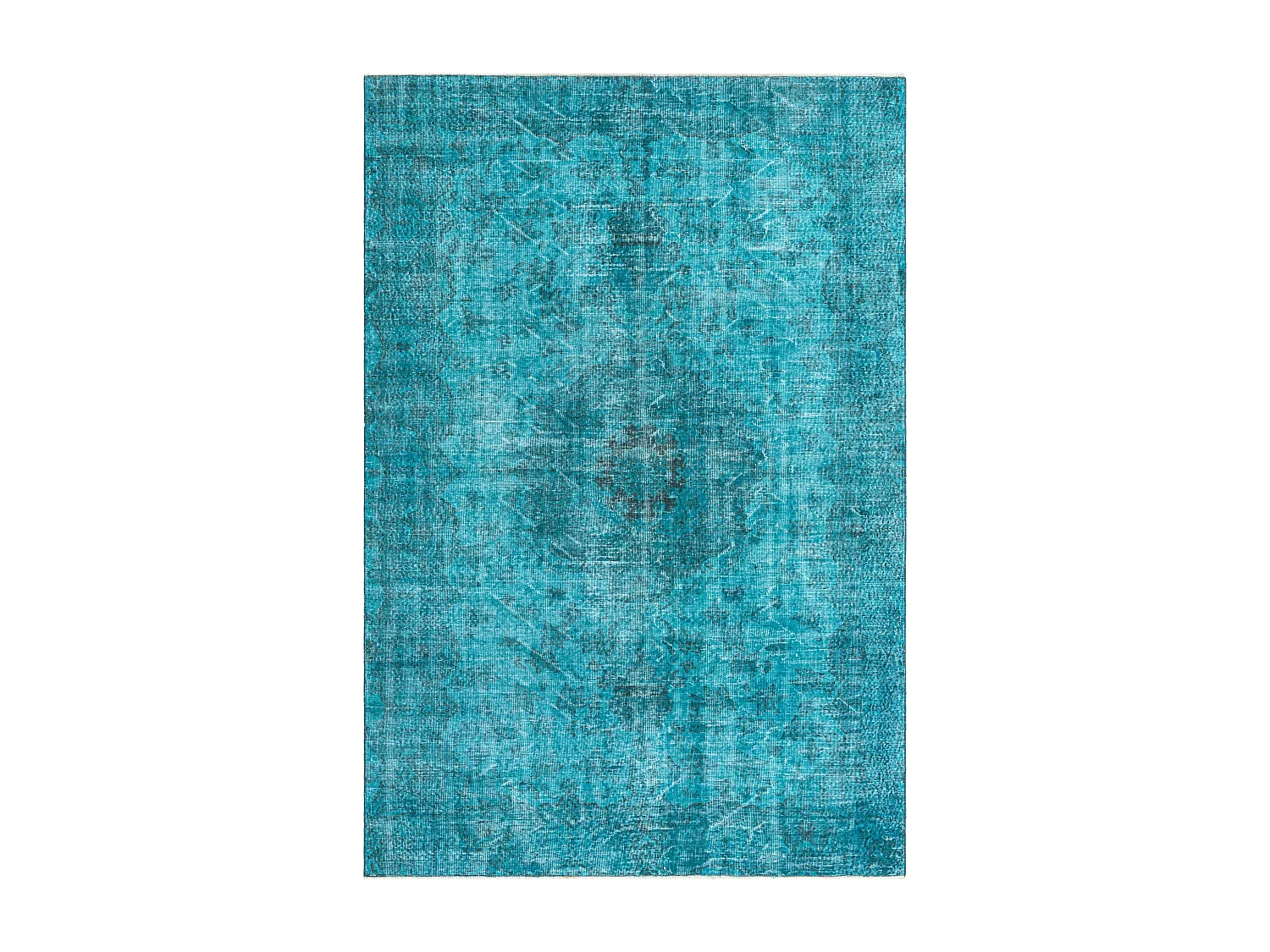 Tappeto in lana 198x295 turchese Ultra Vintage