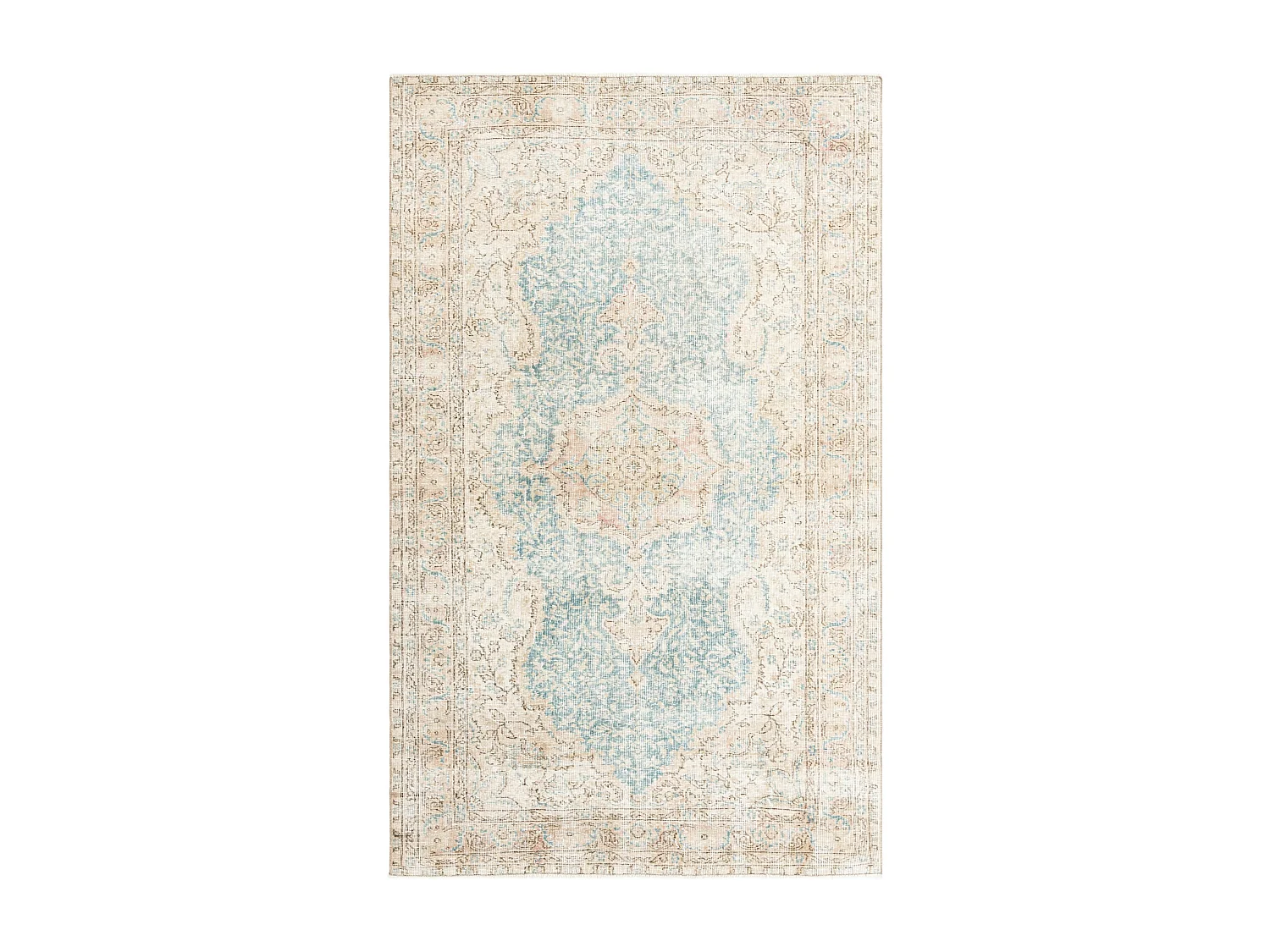 Tapis de laine 160x262 brun Ultra Vintage