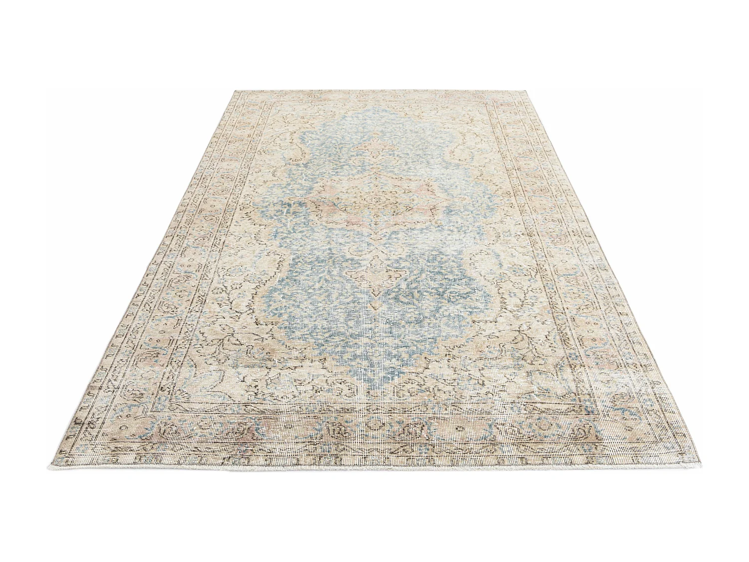 Tapis de laine 160x262 brun Ultra Vintage
