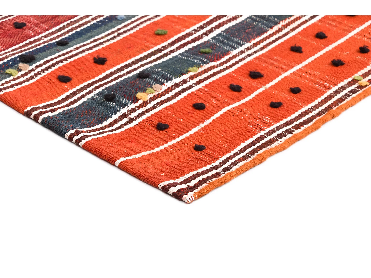 Tapis de laine 139x180 rouge Jajim