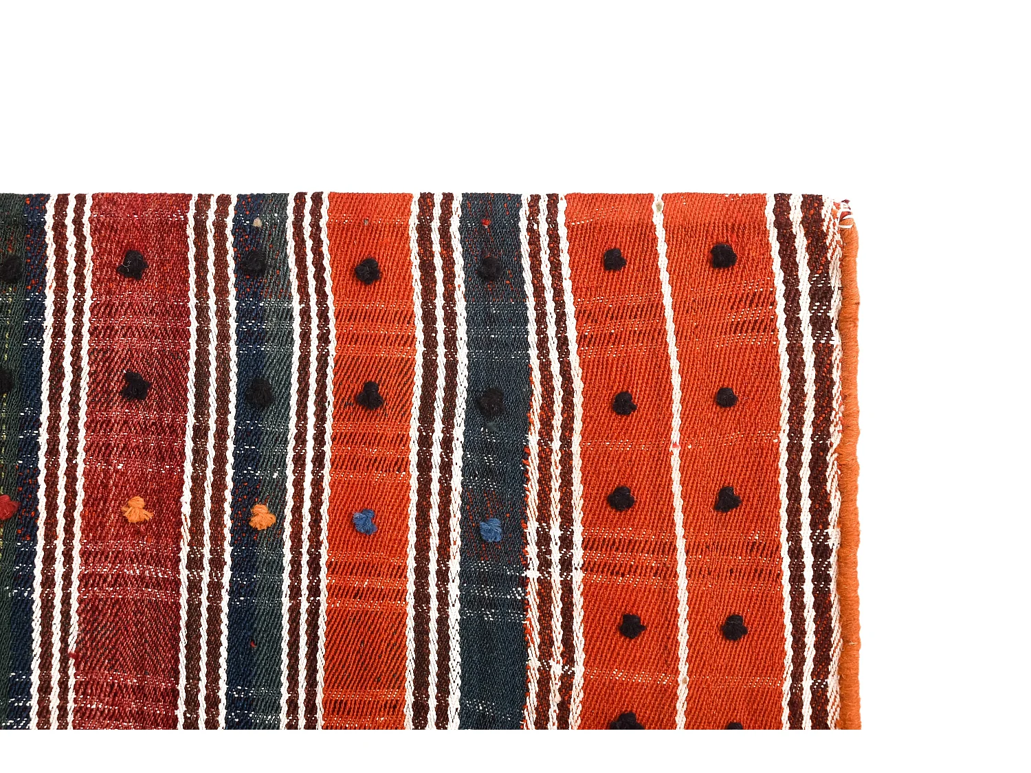 Tapis de laine 139x180 rouge Jajim